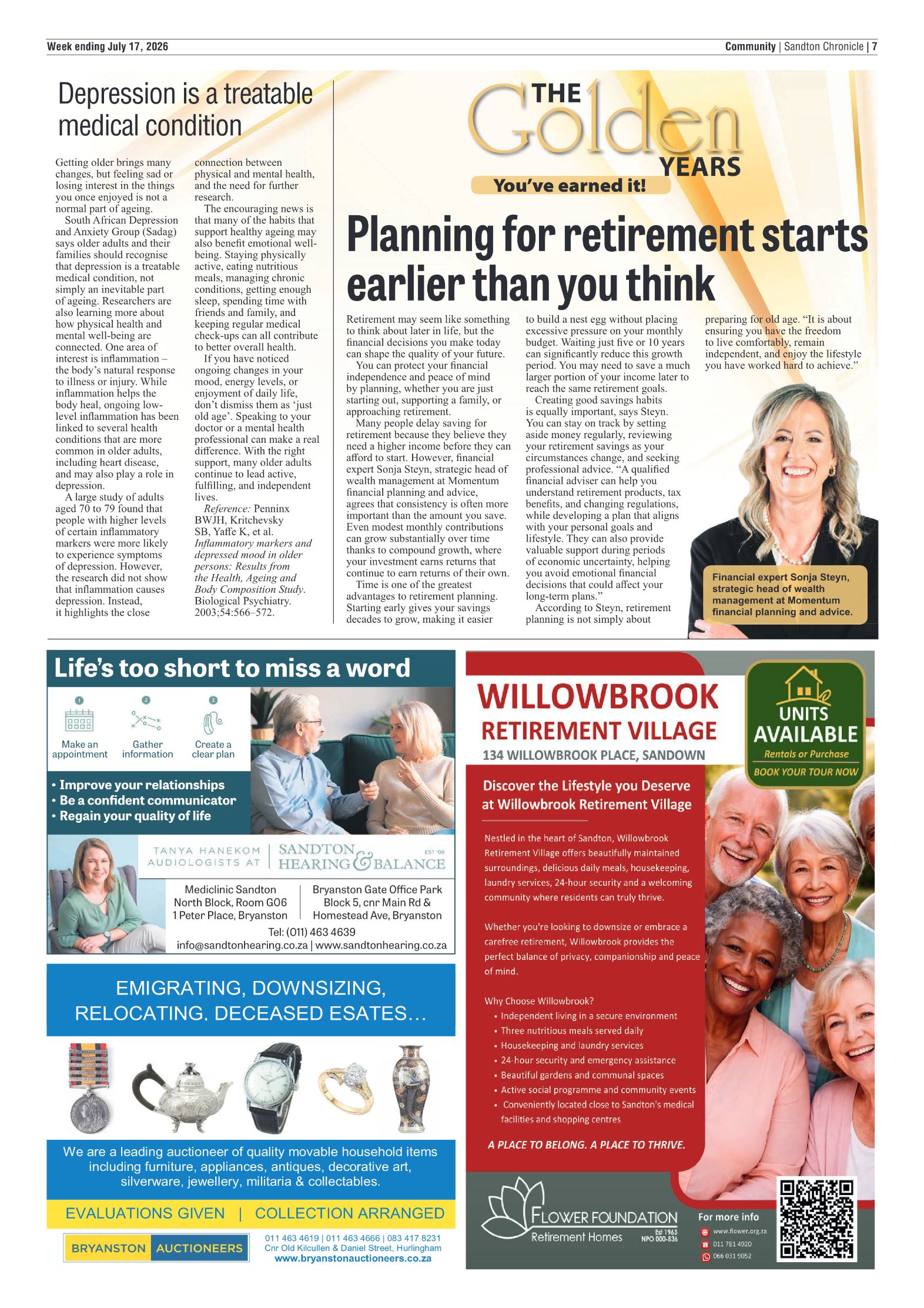 Sandton Chronicle 17 July 2026 page 7