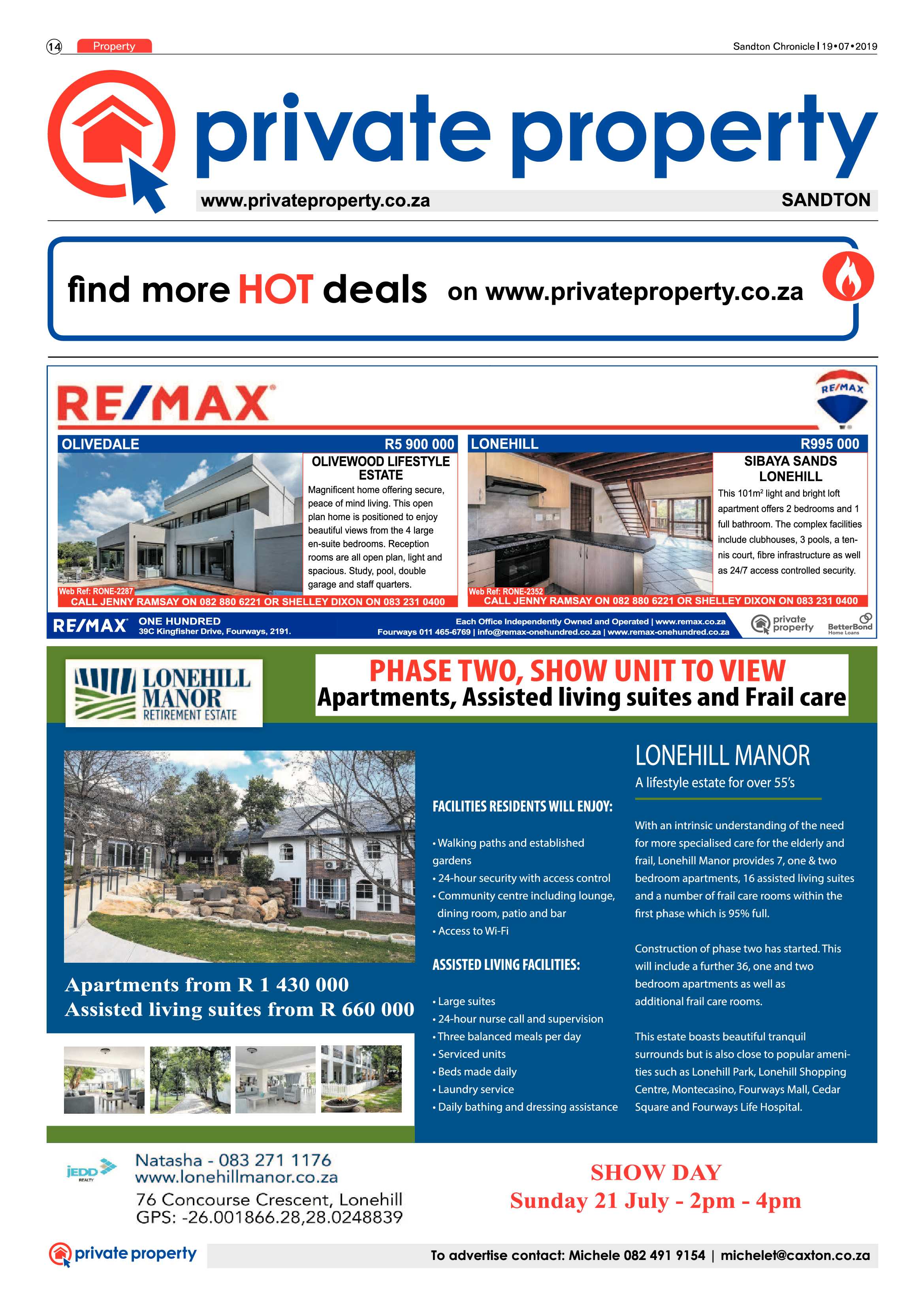 Sandton Chronicle 17 July, 2019 page 14