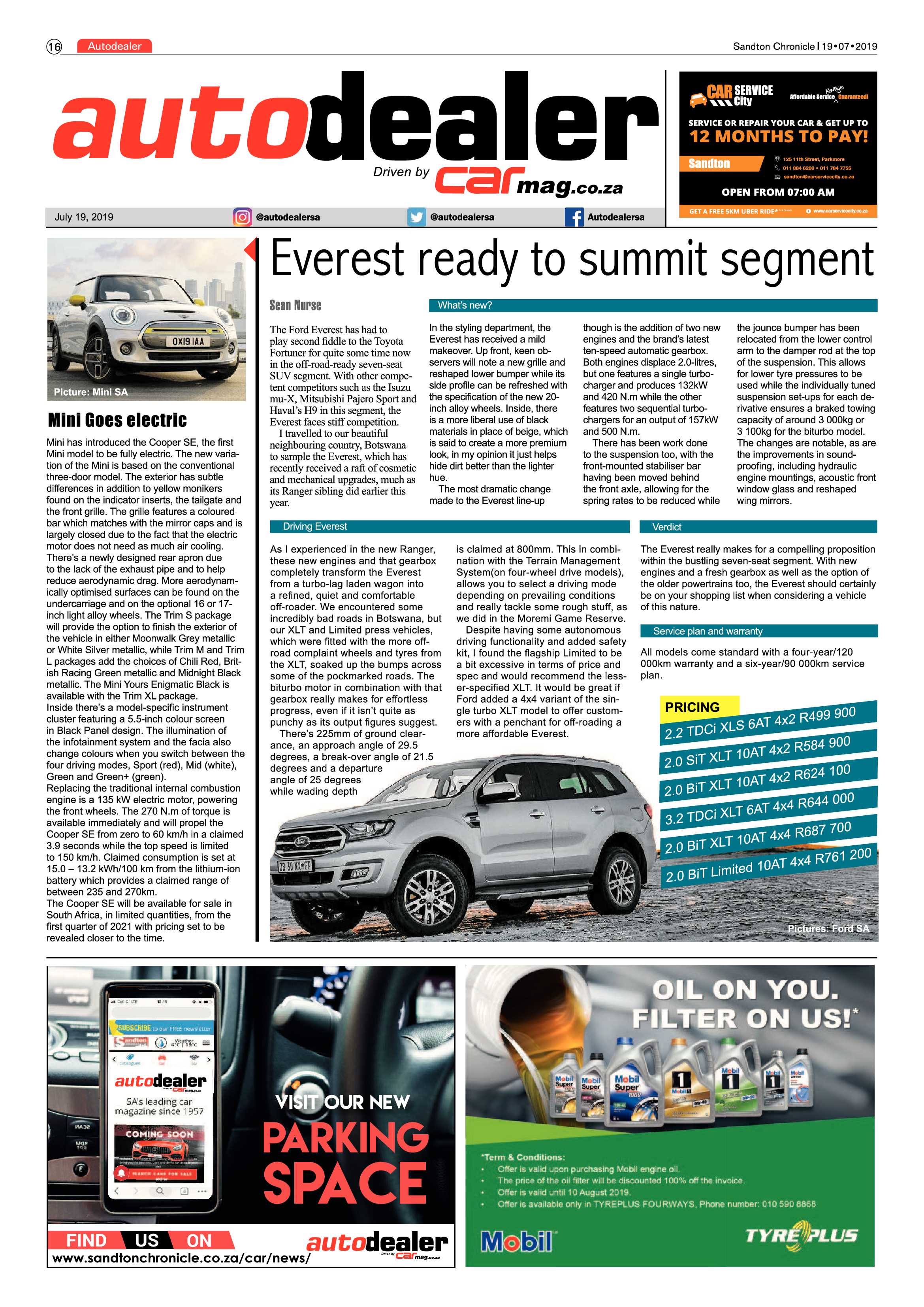 Sandton Chronicle 17 July, 2019 page 16