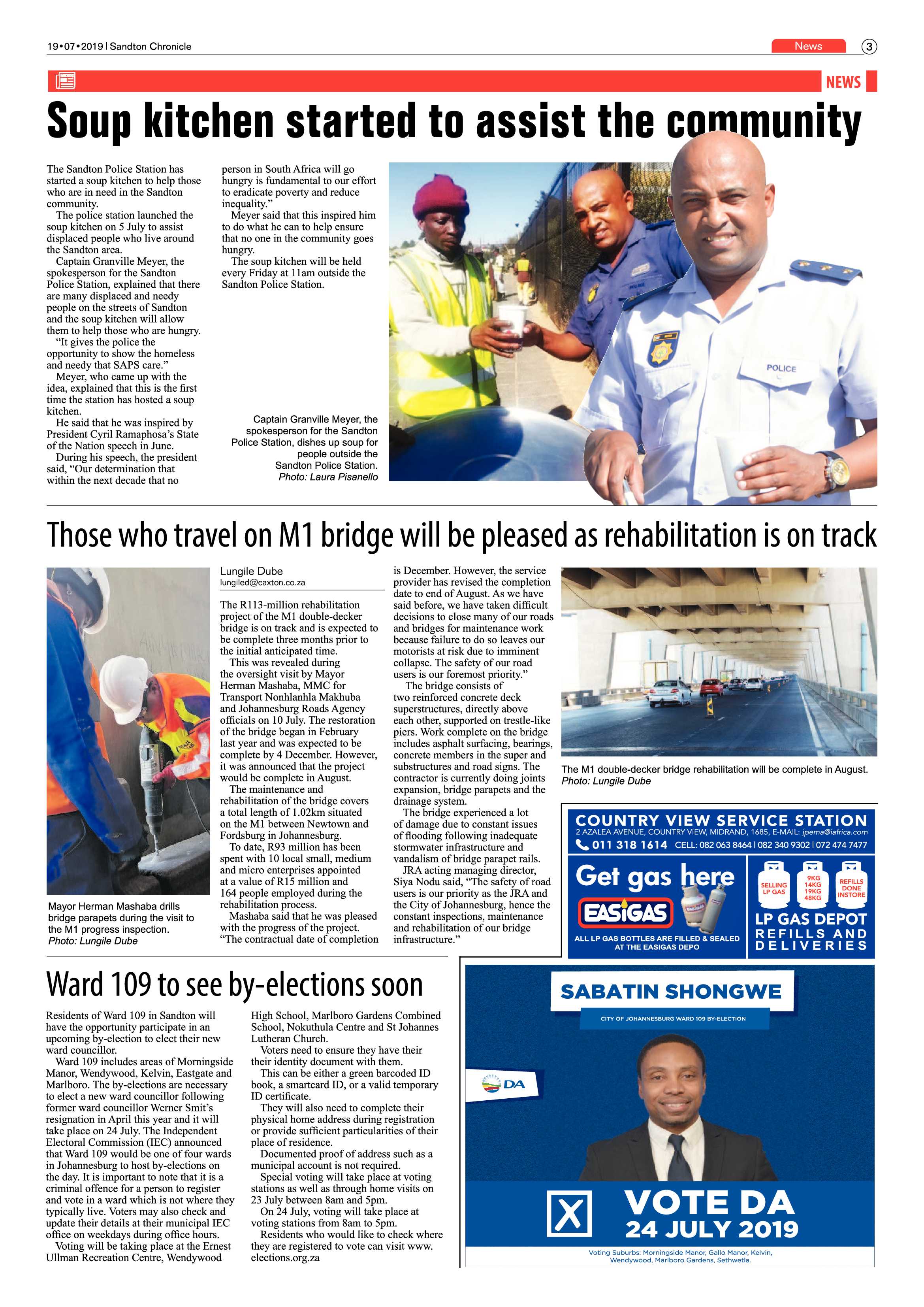 Sandton Chronicle 17 July, 2019 page 3