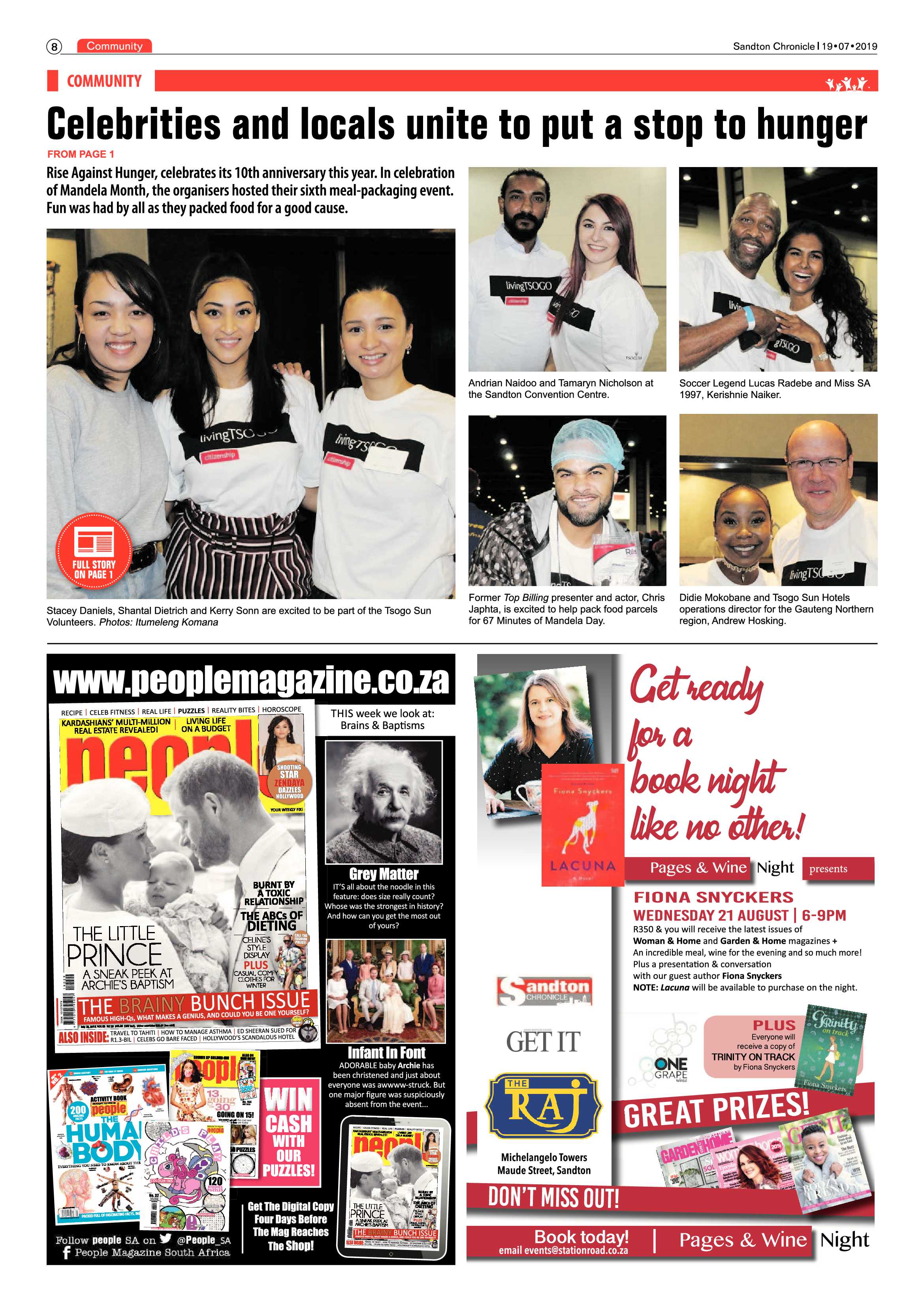 Sandton Chronicle 17 July, 2019 page 8
