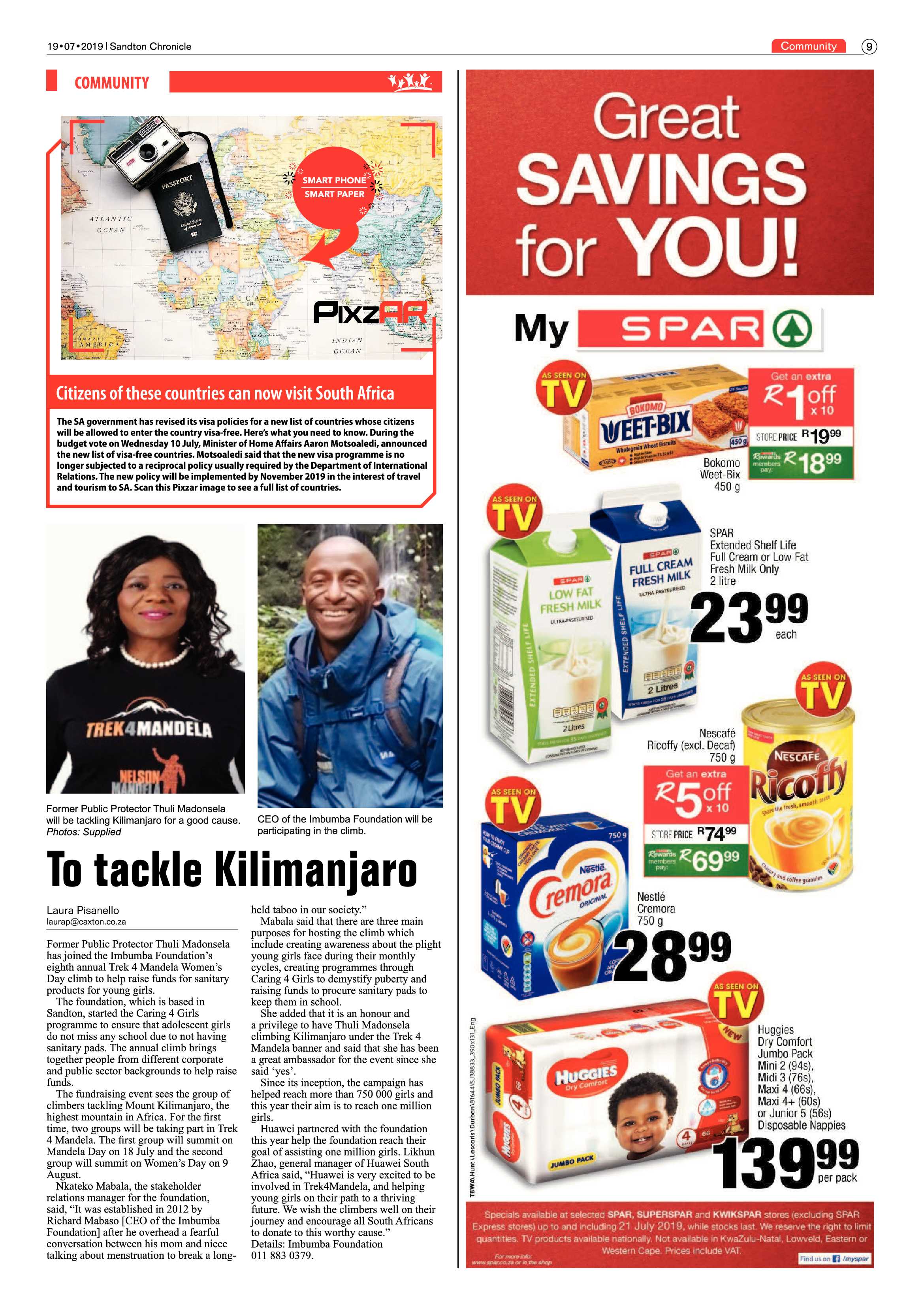 Sandton Chronicle 17 July, 2019 page 9