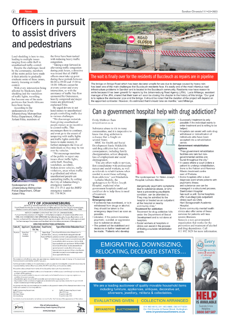 Sandton Chronicle 17 March 2023 page 2