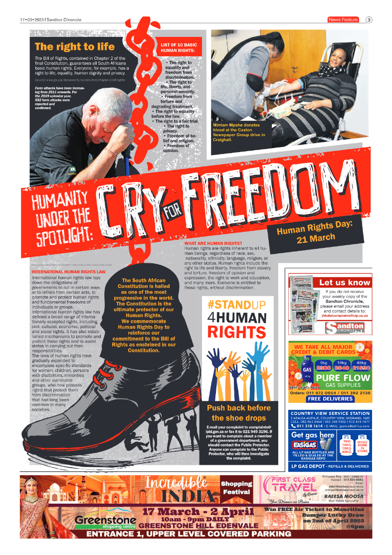 Sandton Chronicle 17 March 2023 page 3