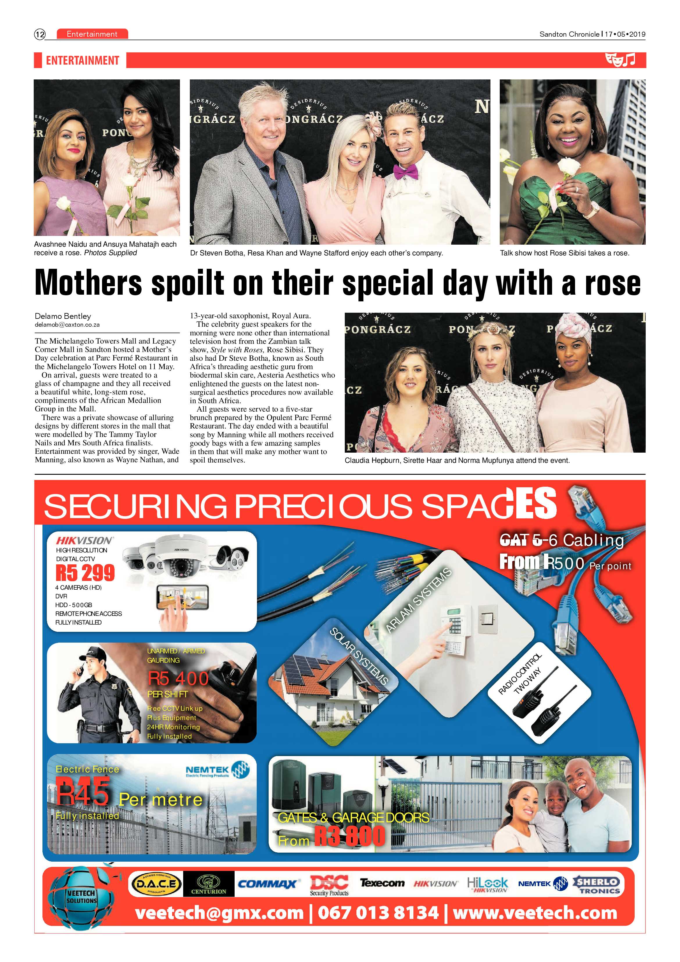 Sandton Chronicle 17 May, 2019 page 12
