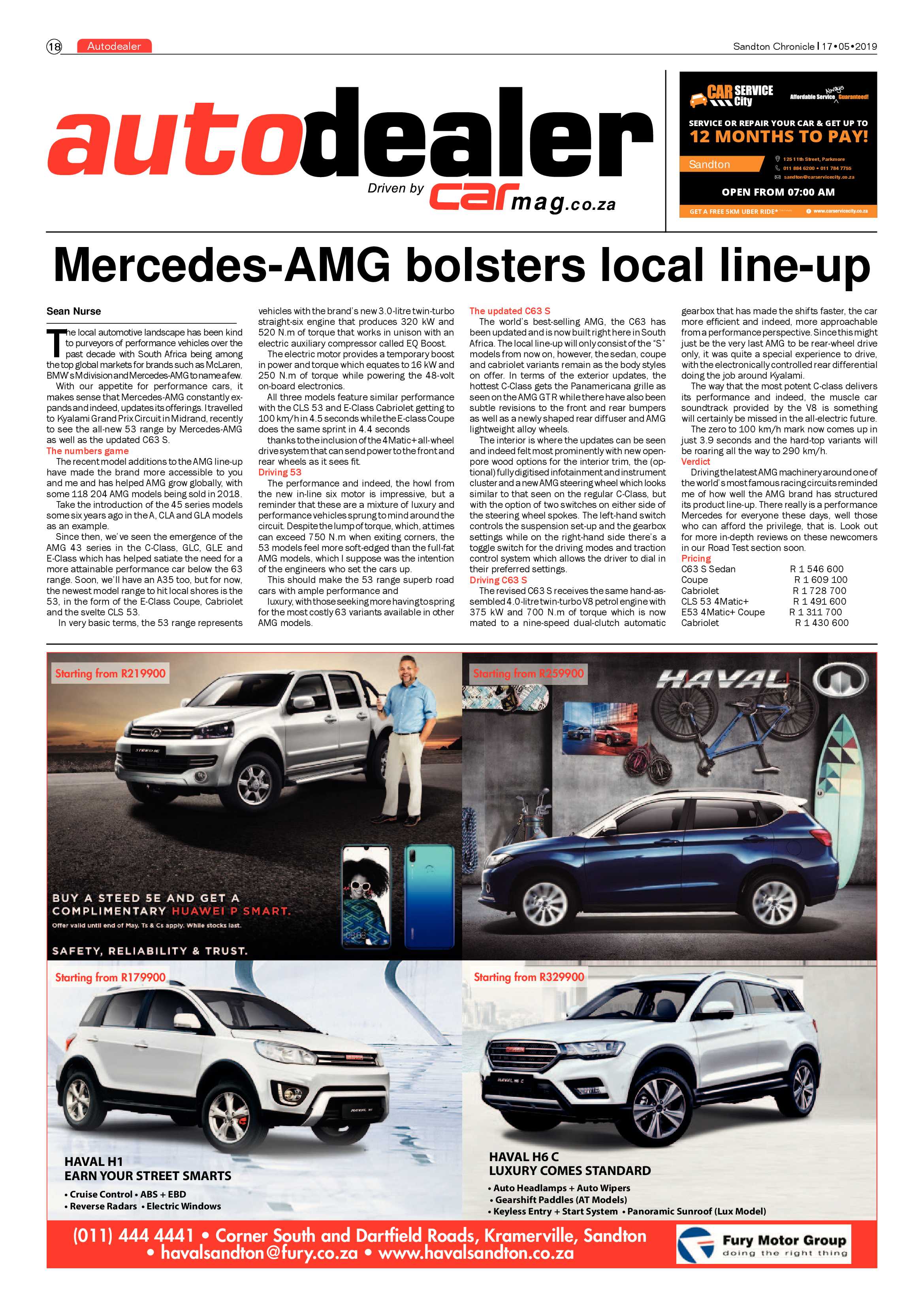 Sandton Chronicle 17 May, 2019 page 18