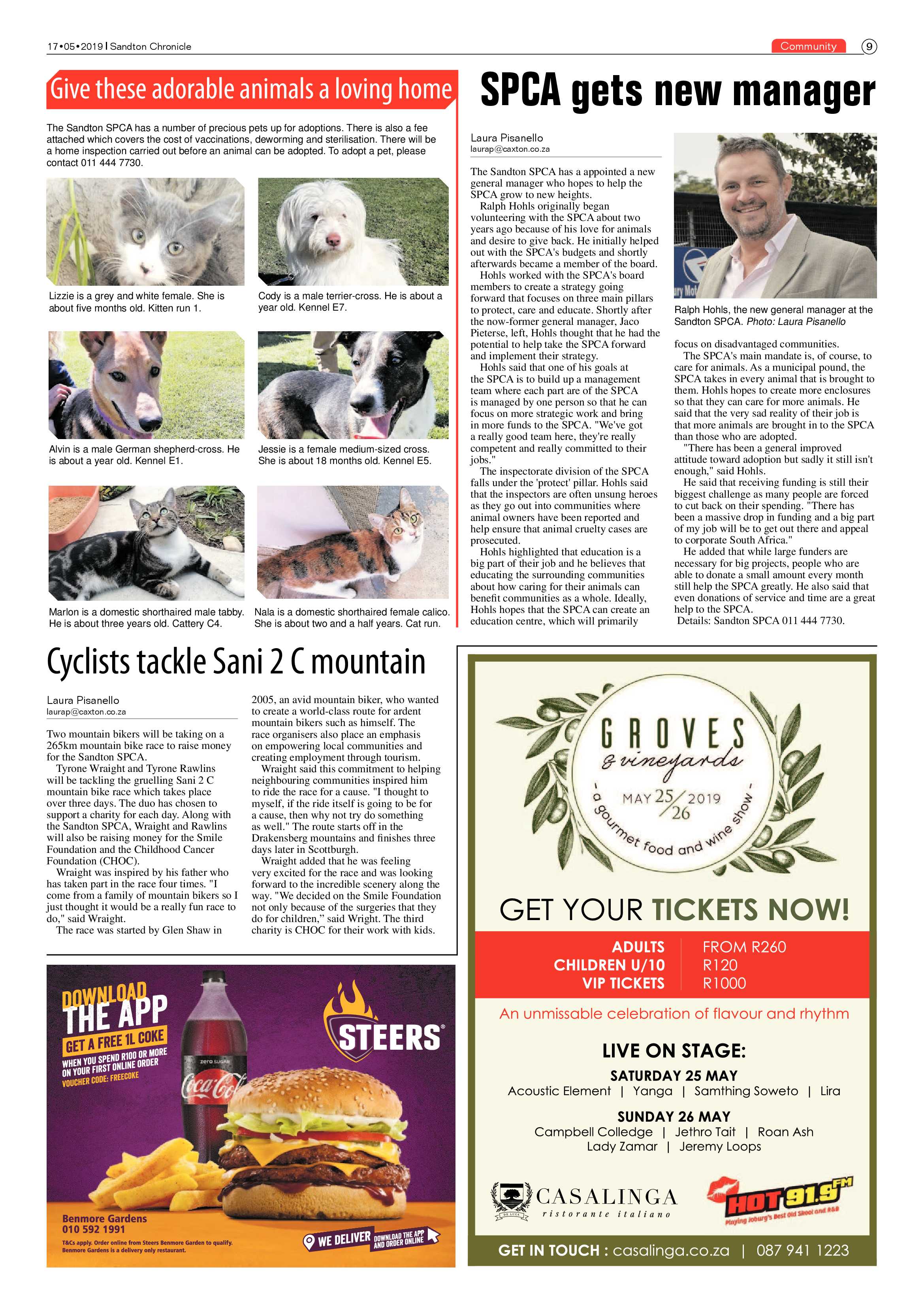 Sandton Chronicle 17 May, 2019 page 9