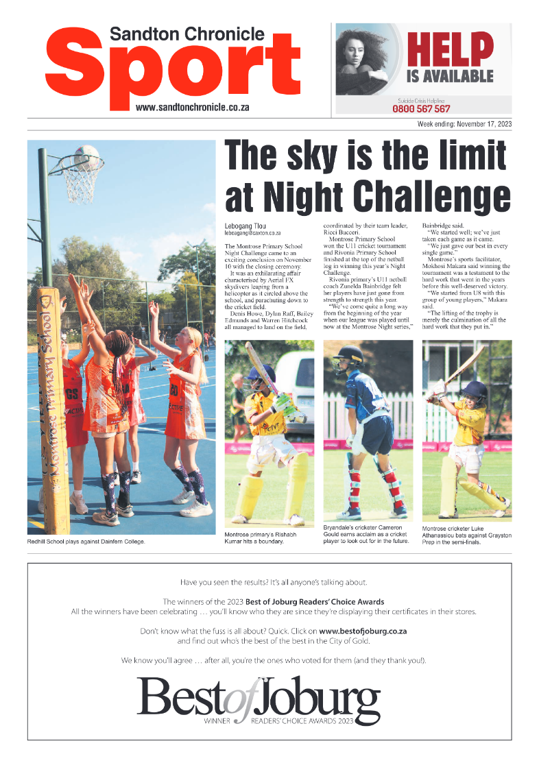 Sandton Chronicle 17 November 2023 page 12