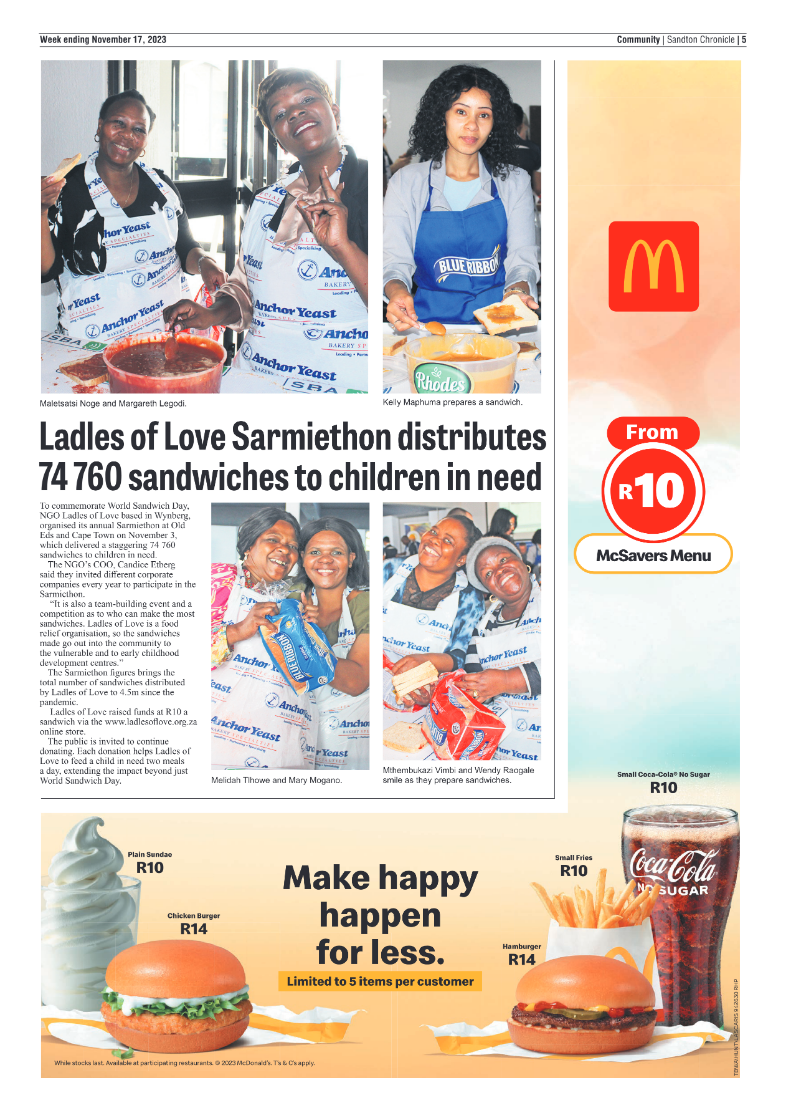 Sandton Chronicle 17 November 2023 page 5