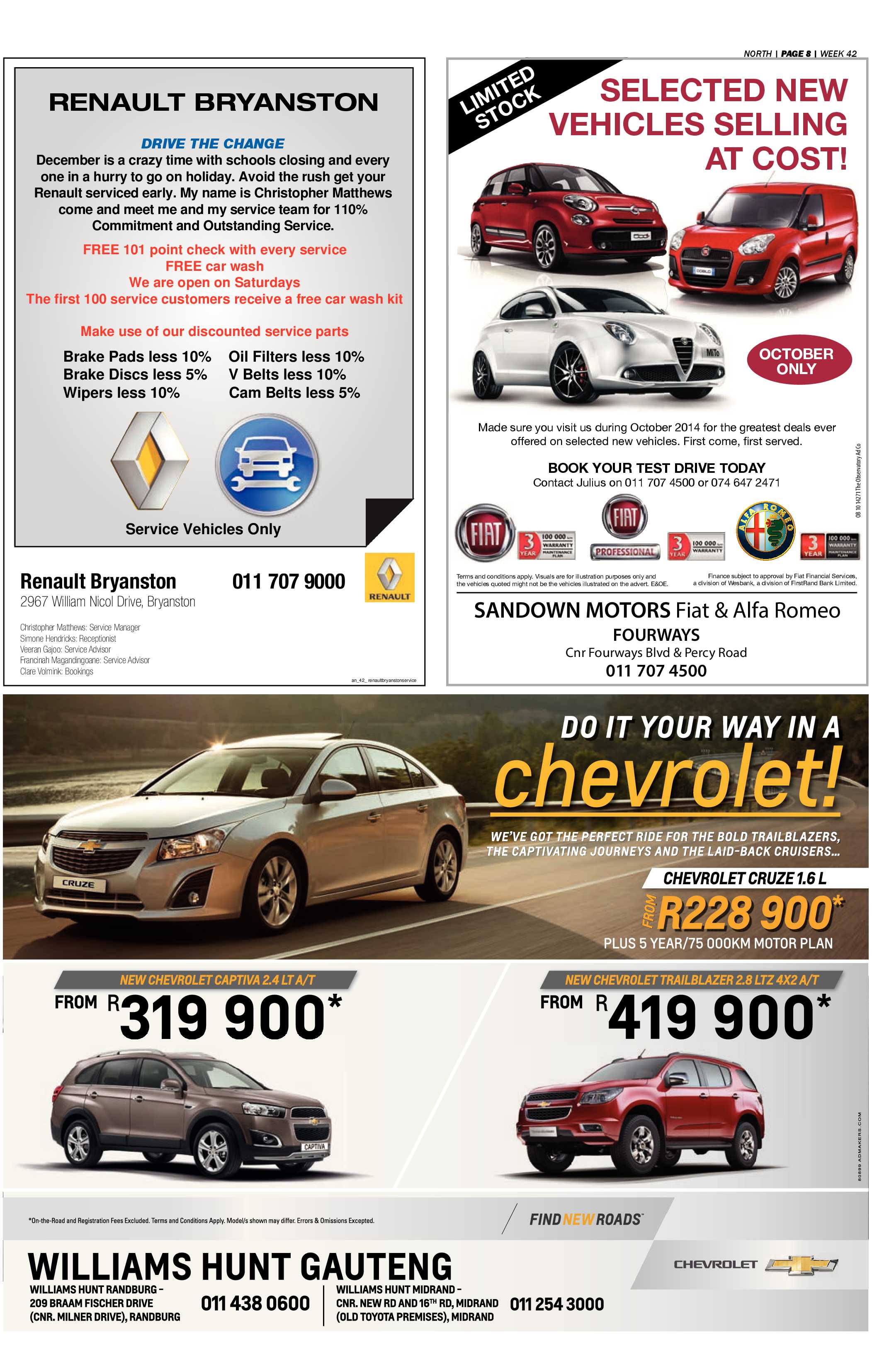 Sandton Chronicle 17 October 2014 page 22