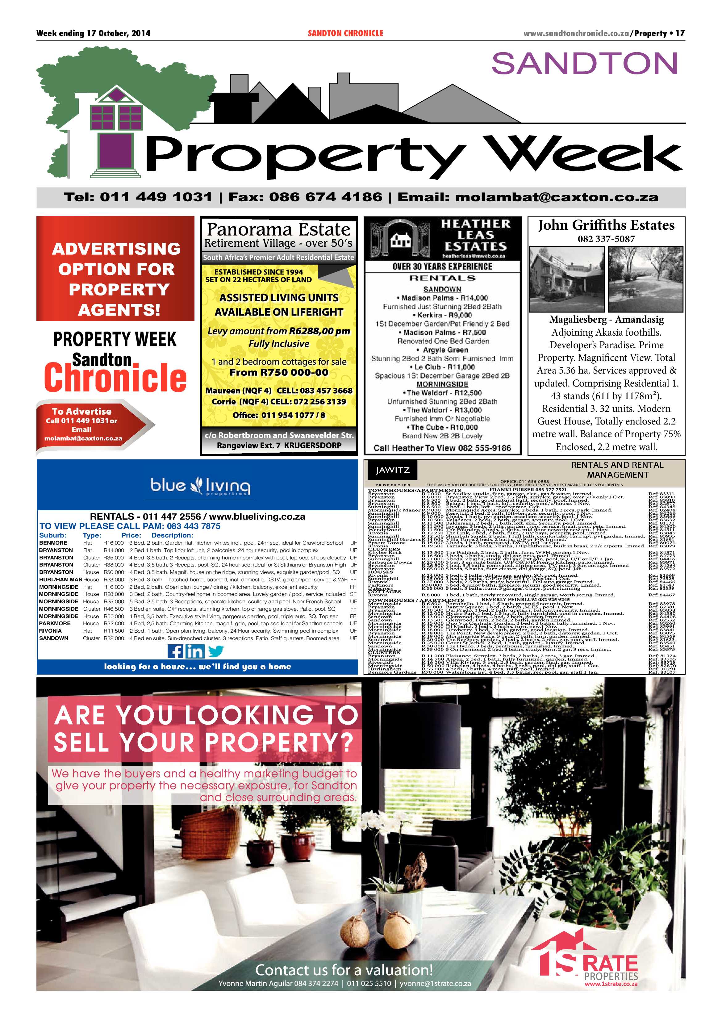 Sandton Chronicle 17 October 2014 page 29