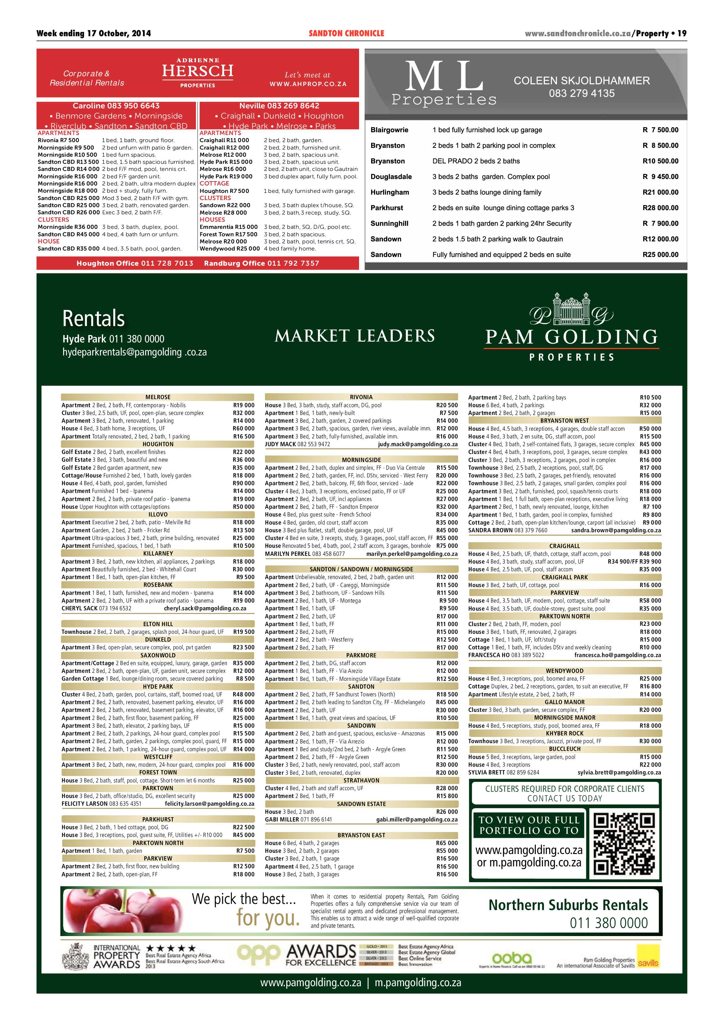 Sandton Chronicle 17 October 2014 page 31