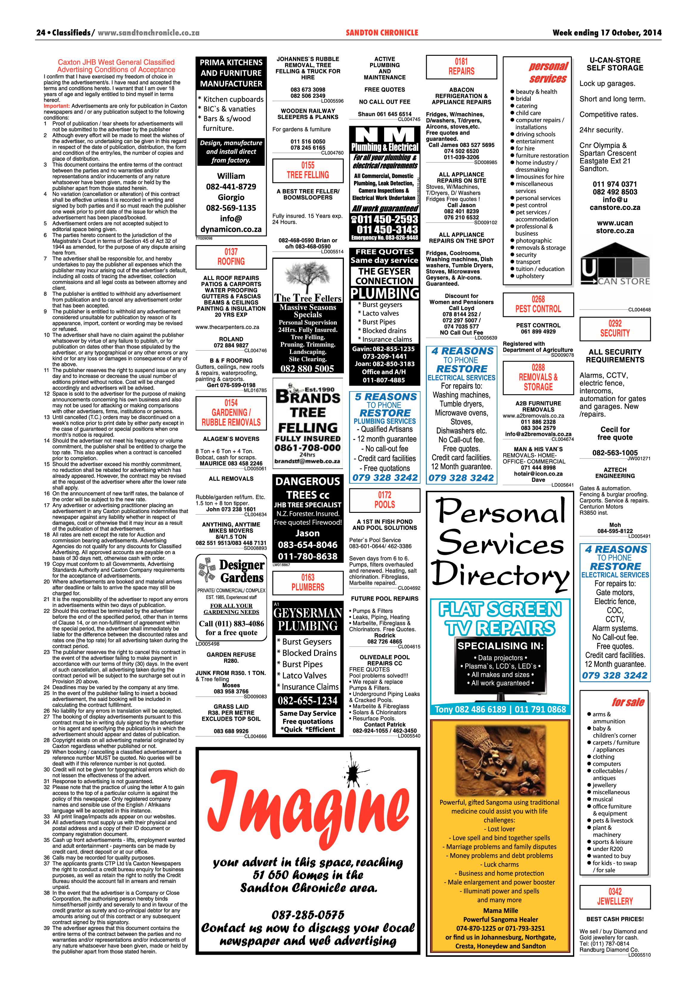 Sandton Chronicle 17 October 2014 page 36