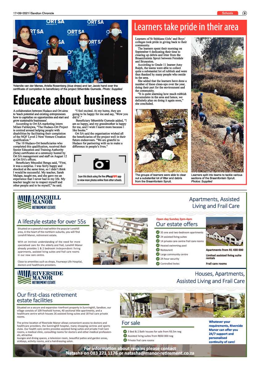 Sandton Chronicle 17 September 2021 page 9