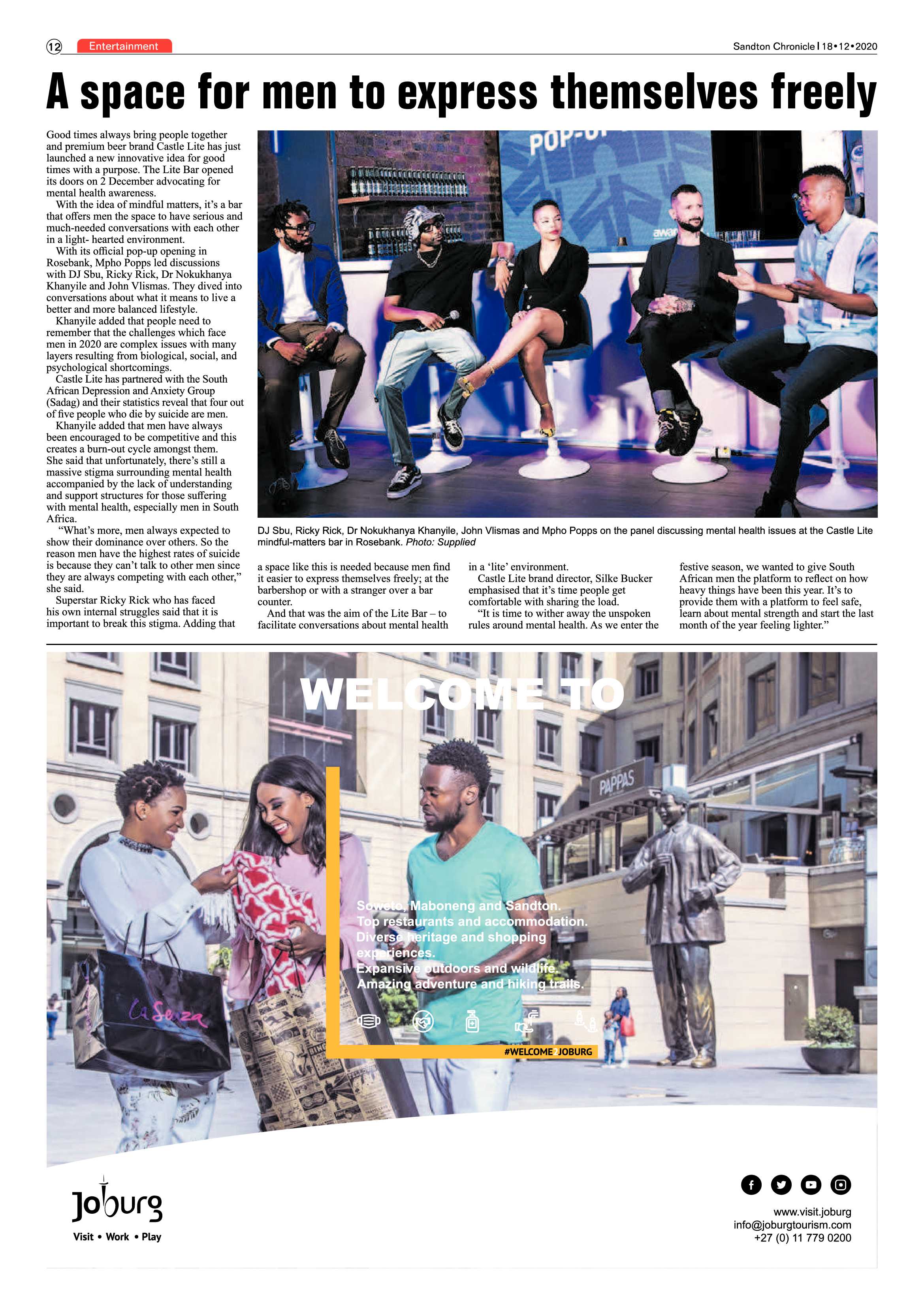 Sandton Chronicle 18 December 2020 page 12