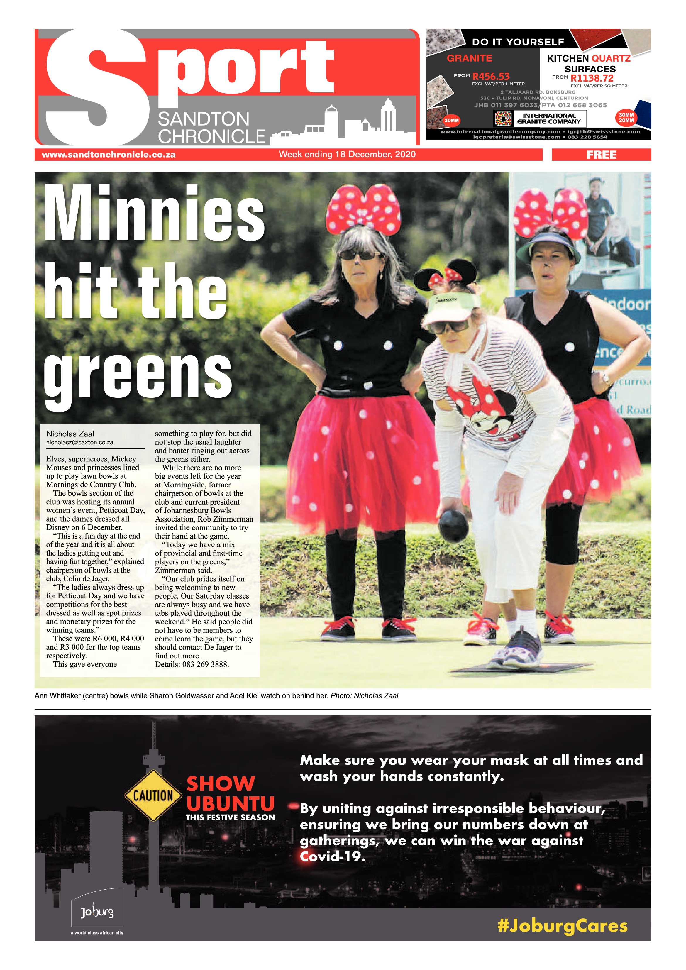 Sandton Chronicle 18 December 2020 page 16