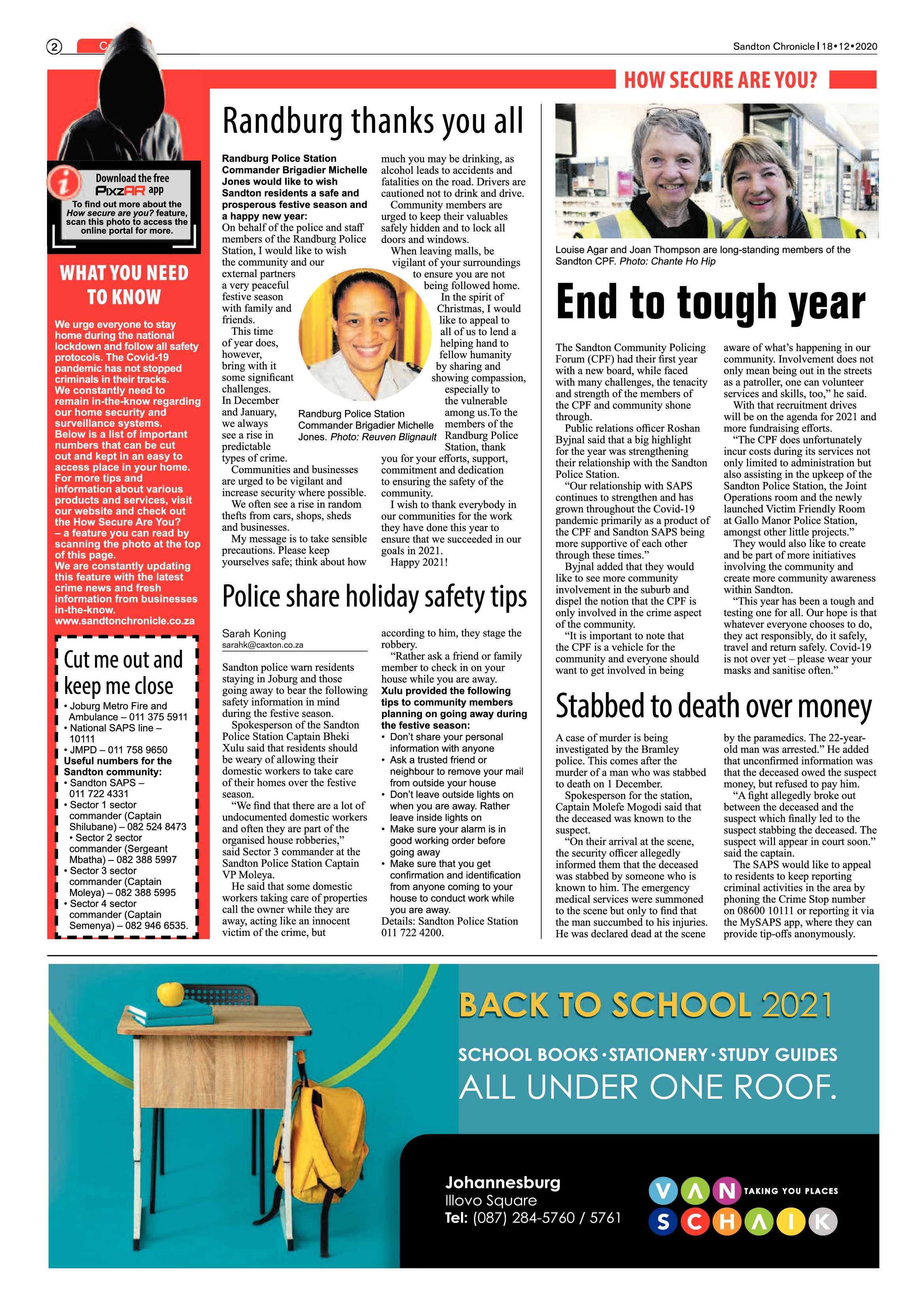 Sandton Chronicle 18 December 2020 page 2