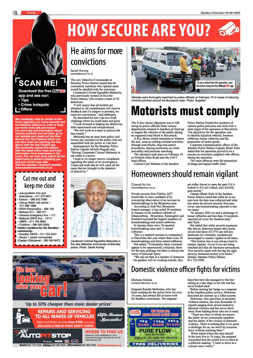 Sandton Chronicle 18 February 2022 page 2
