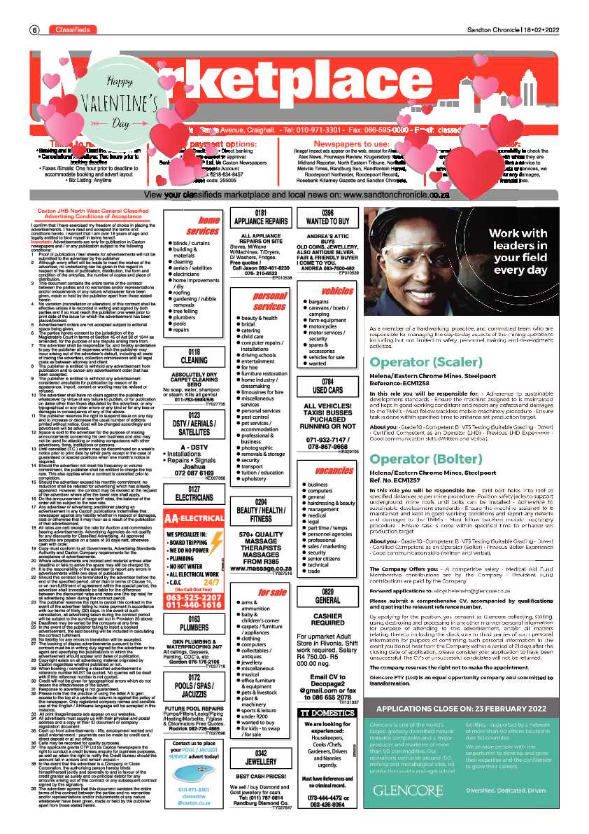 Sandton Chronicle 18 February 2022 page 6