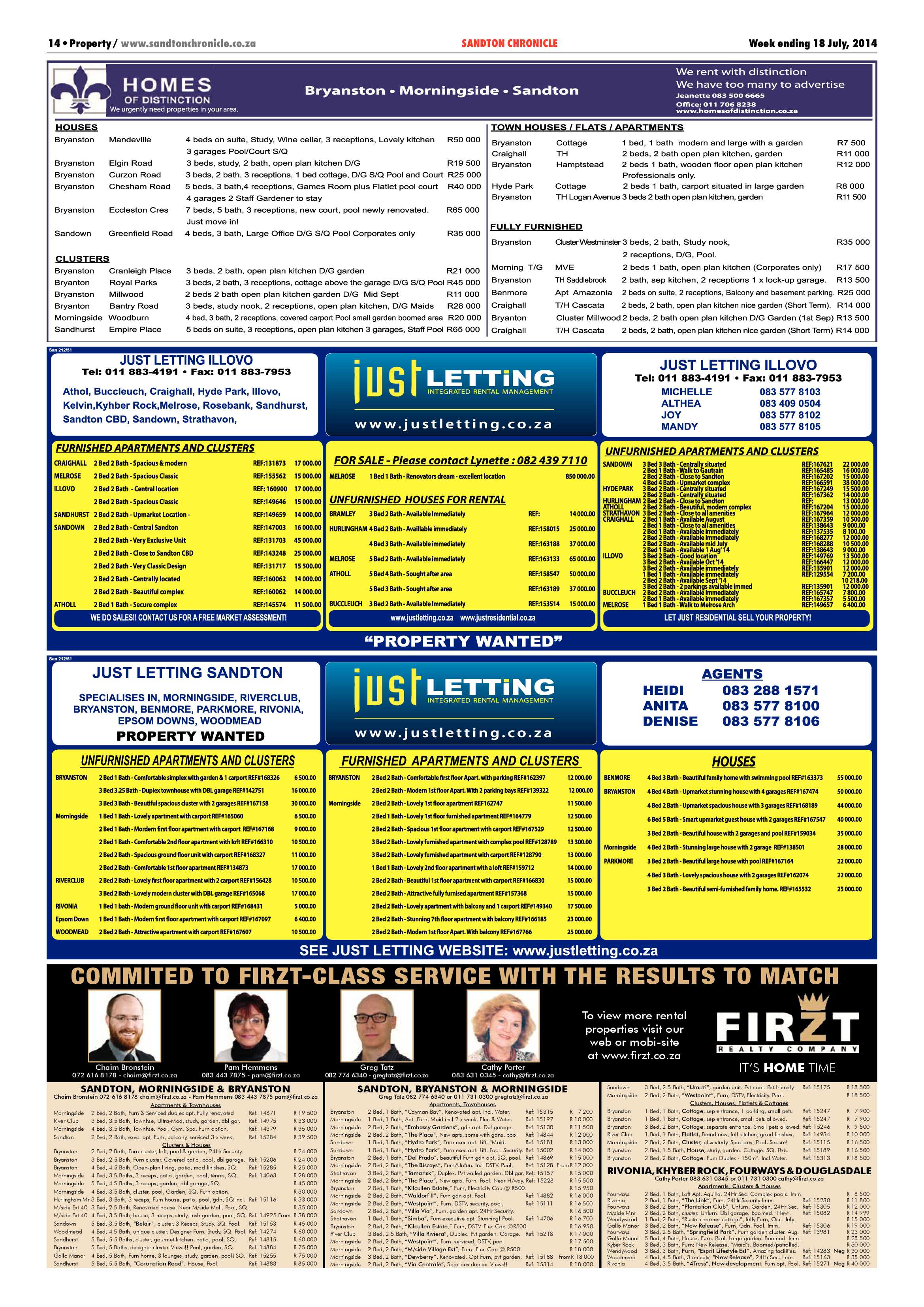 Sandton Chronicle 18 July 2014 page 26