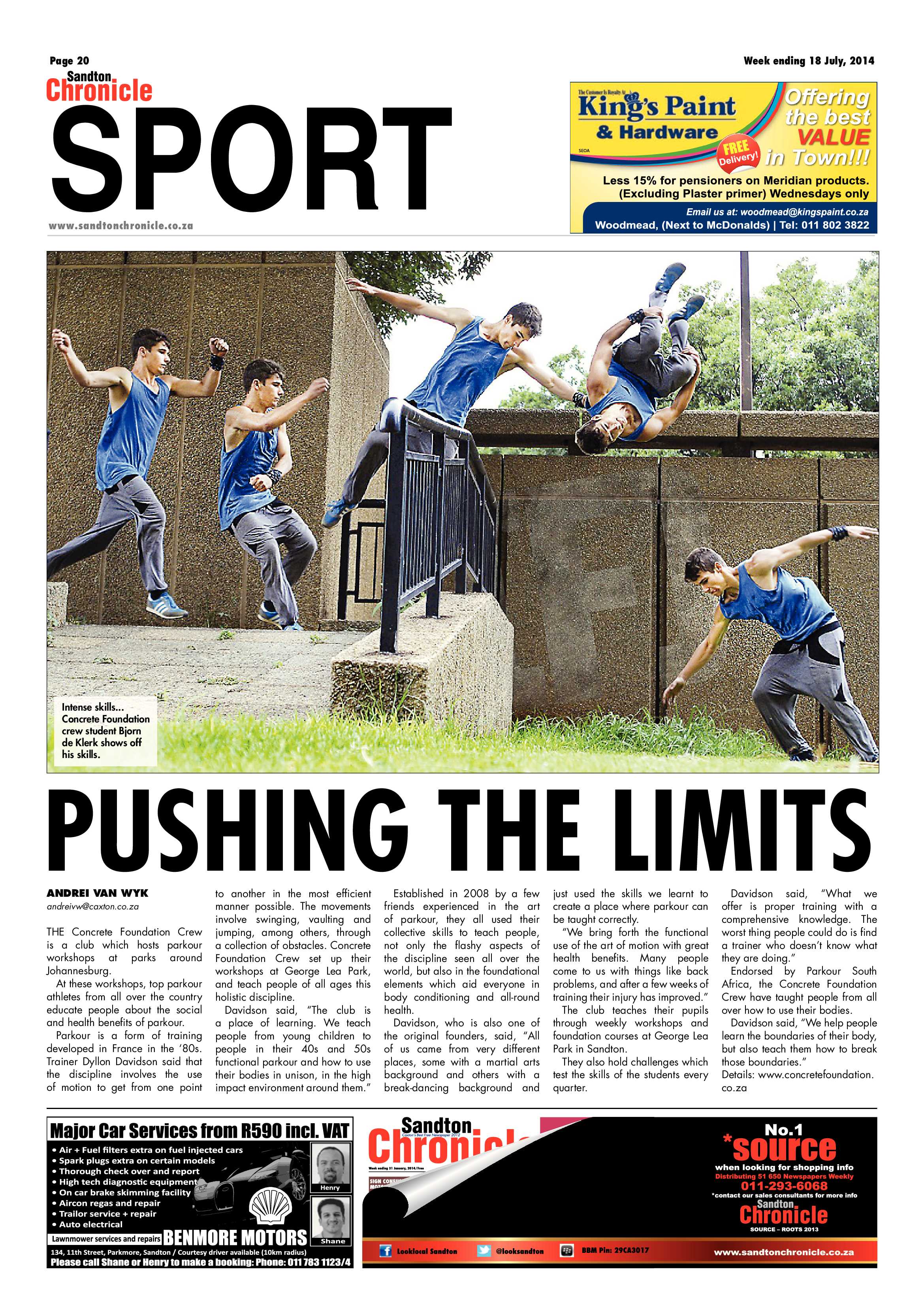 Sandton Chronicle 18 July 2014 page 32