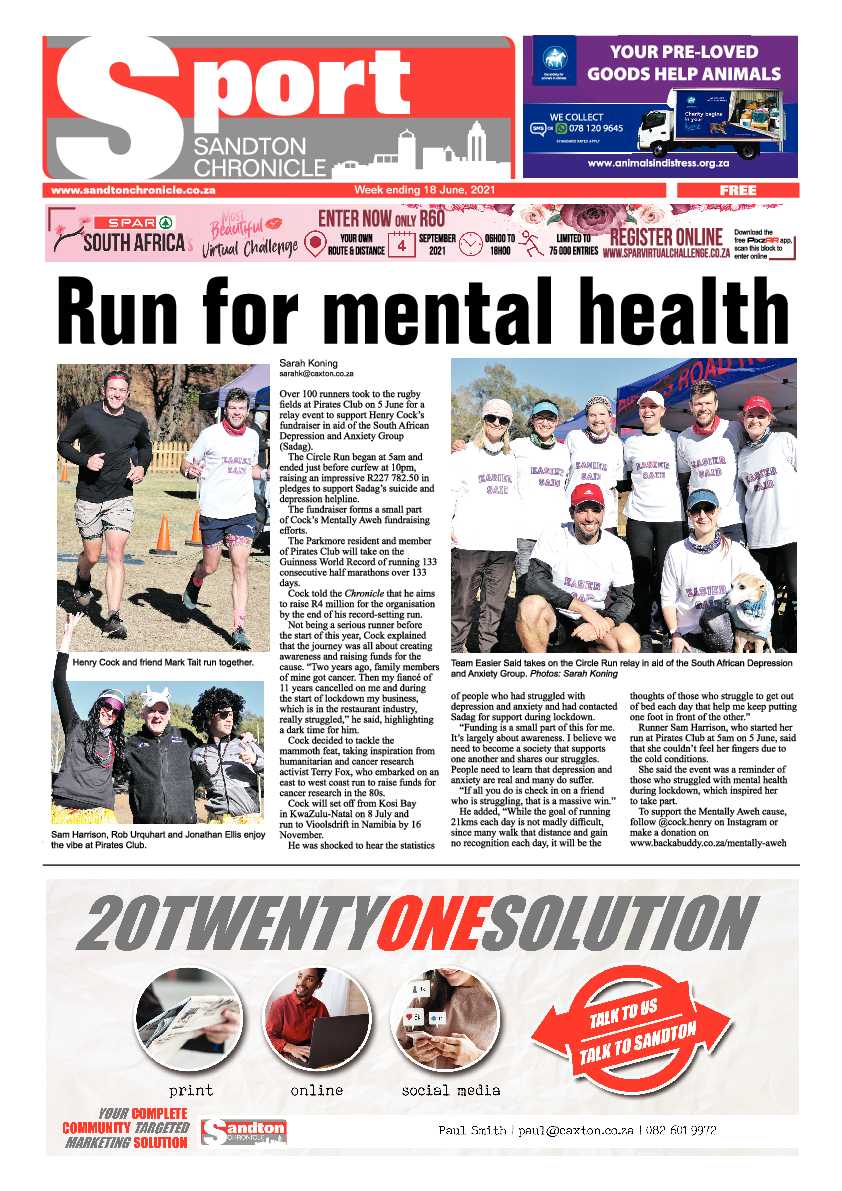Sandton Chronicle 18 June 2021 page 12