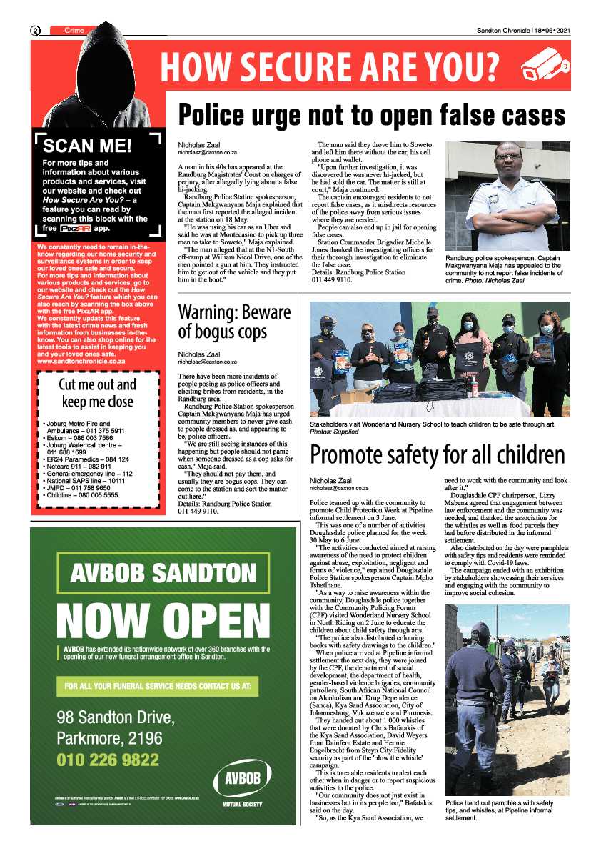 Sandton Chronicle 18 June 2021 page 2