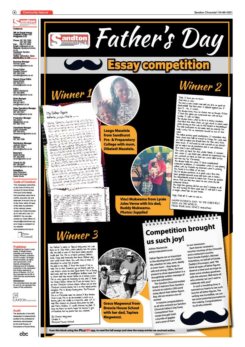Sandton Chronicle 18 June 2021 page 4