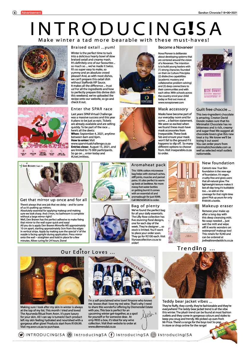 Sandton Chronicle 18 June 2021 page 6