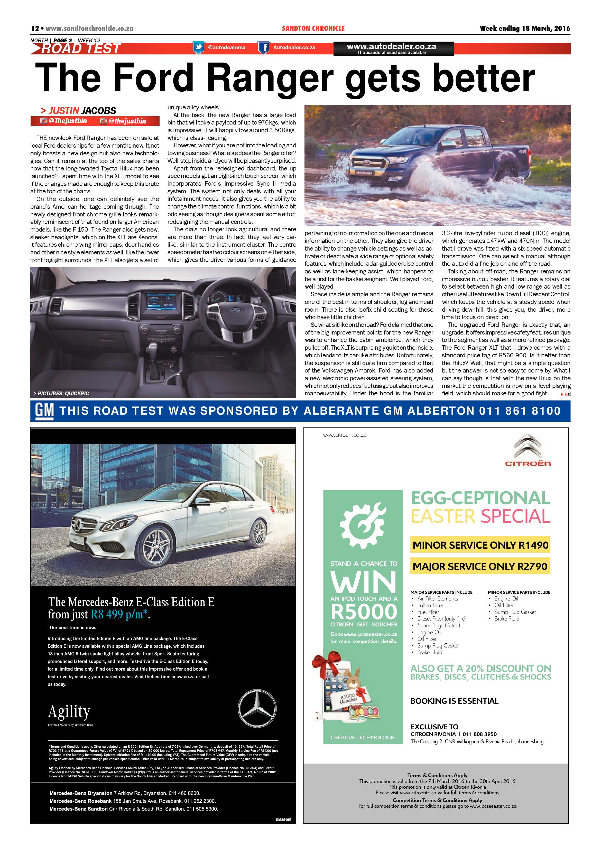 Sandton Chronicle 18 March 2016 page 12