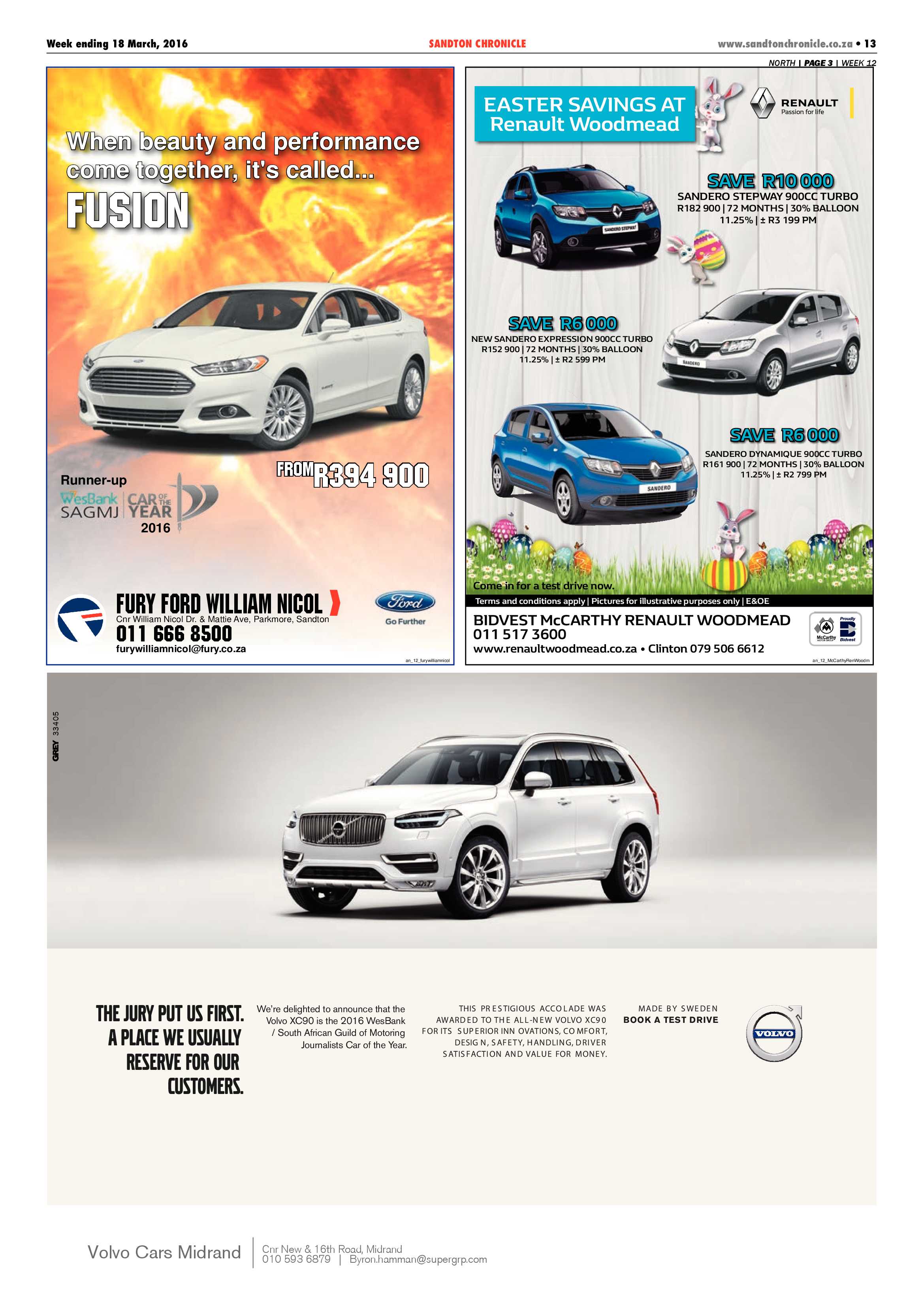 Sandton Chronicle 18 March 2016 page 13