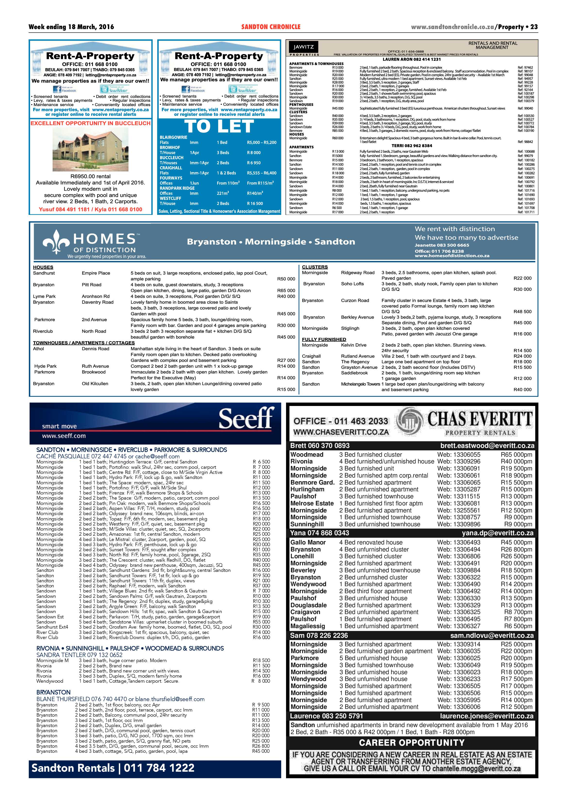 Sandton Chronicle 18 March 2016 page 23