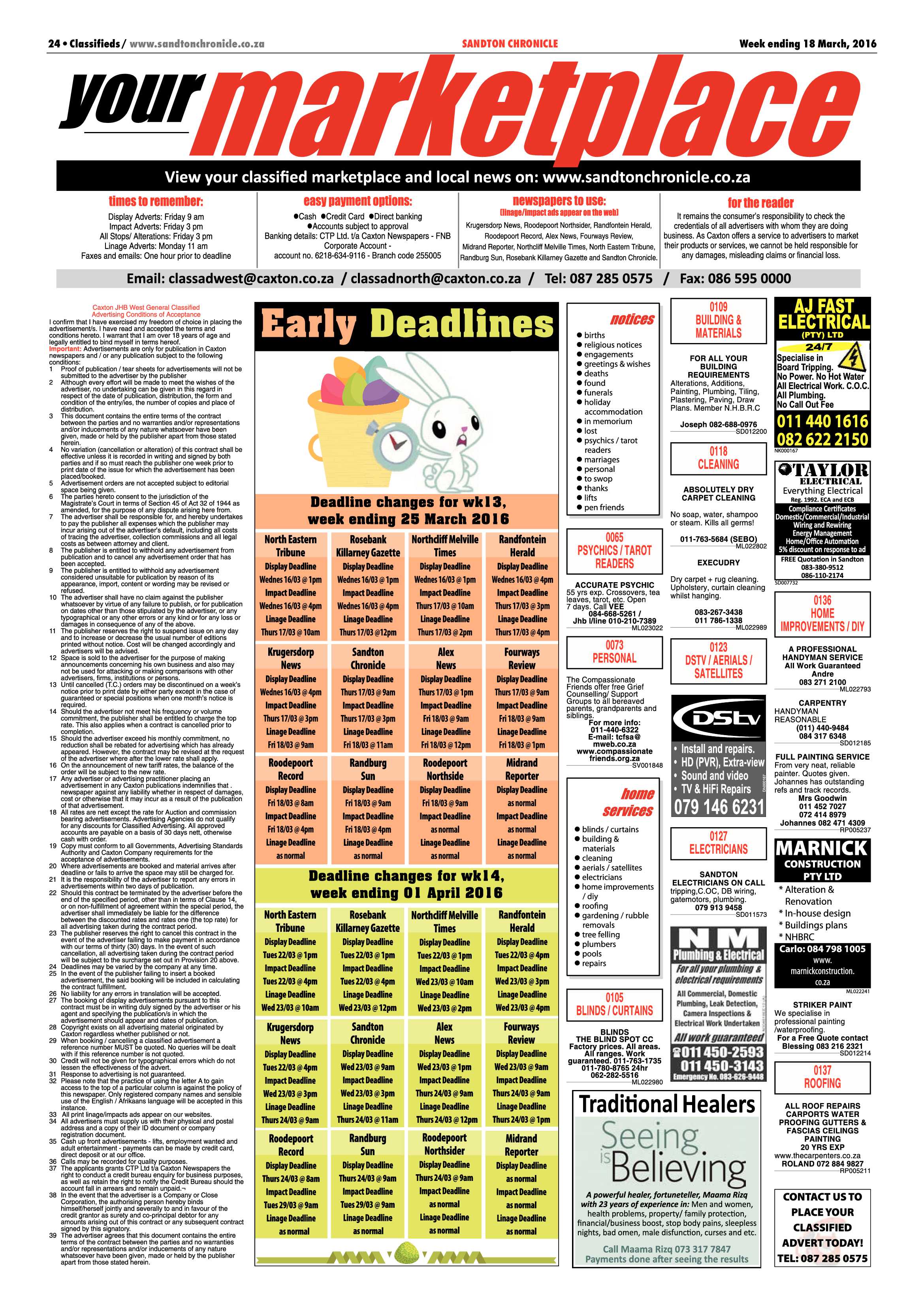 Sandton Chronicle 18 March 2016 page 24