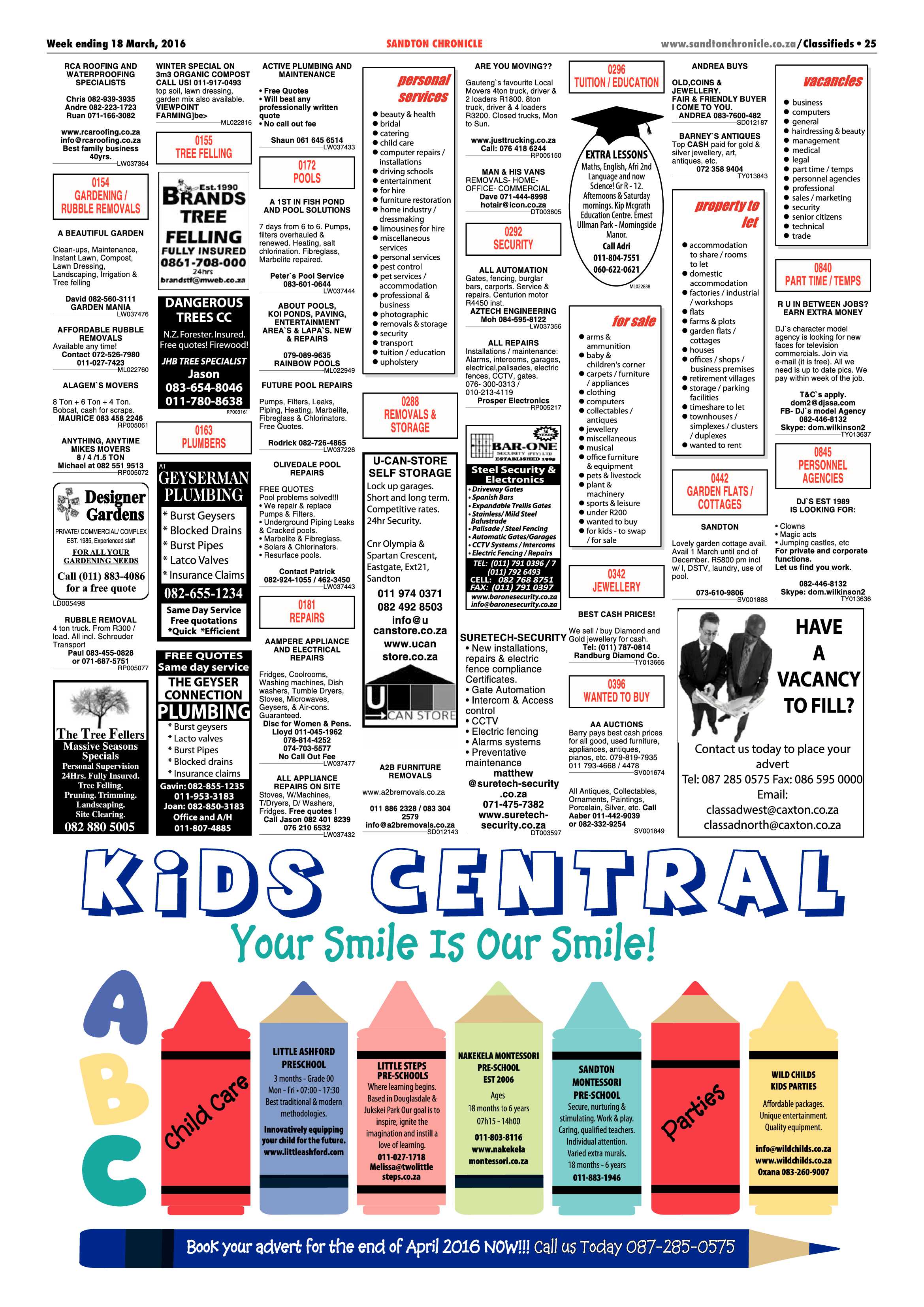 Sandton Chronicle 18 March 2016 page 25