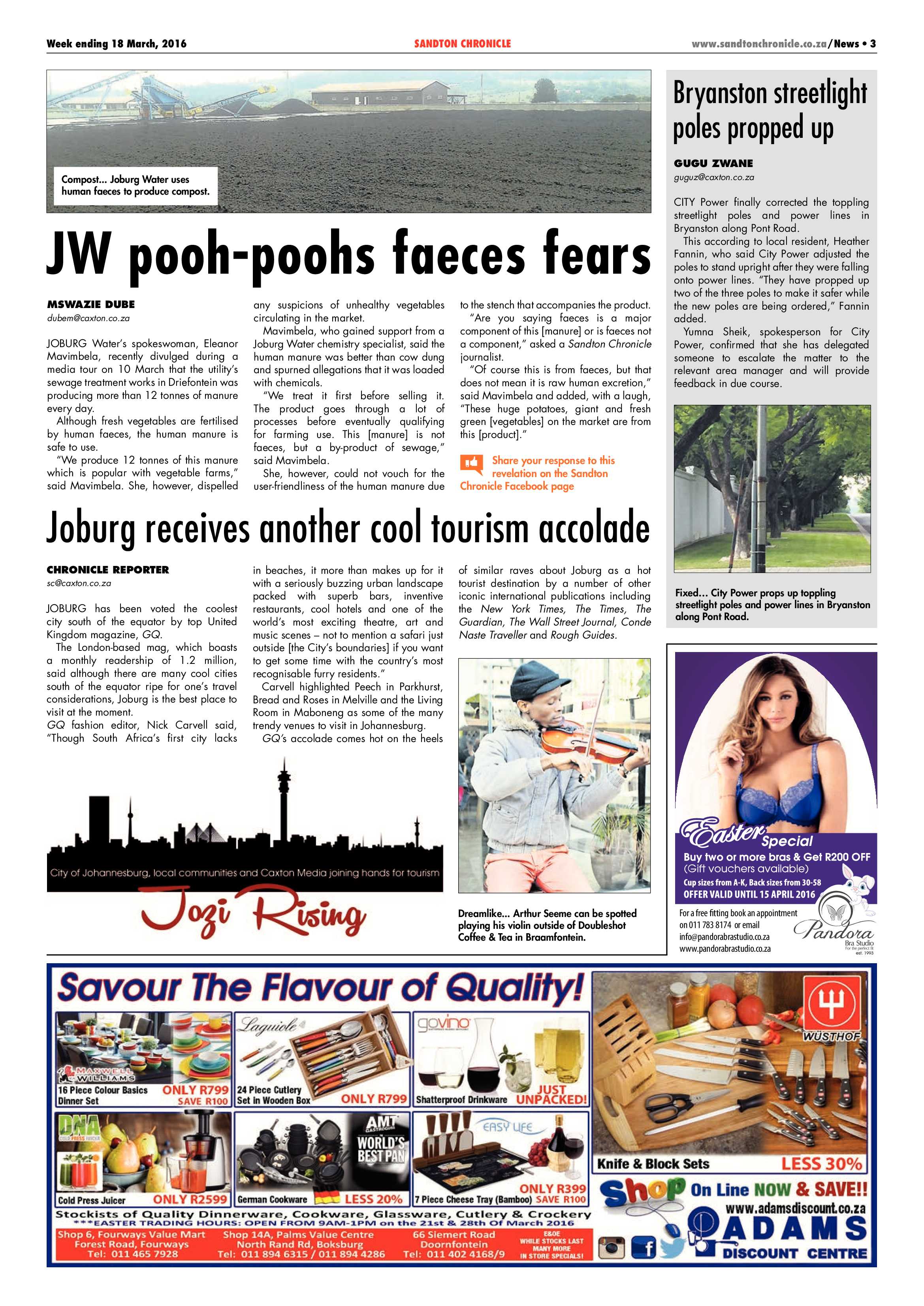 Sandton Chronicle 18 March 2016 page 3