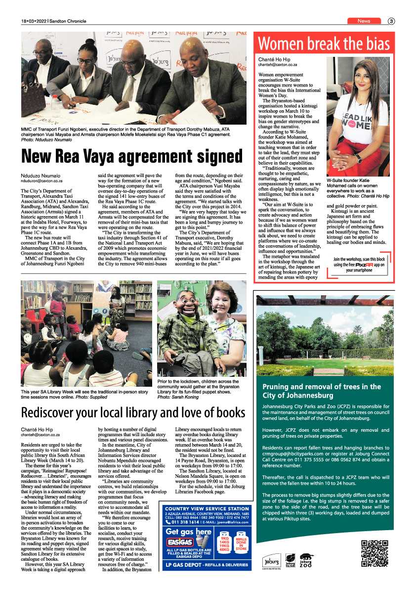 Sandton Chronicle 18 March 2022 page 3