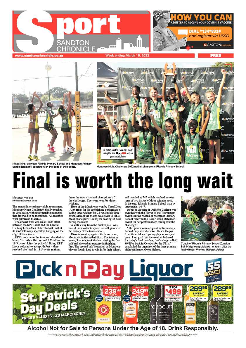 Sandton Chronicle 18 March 2022 page 8