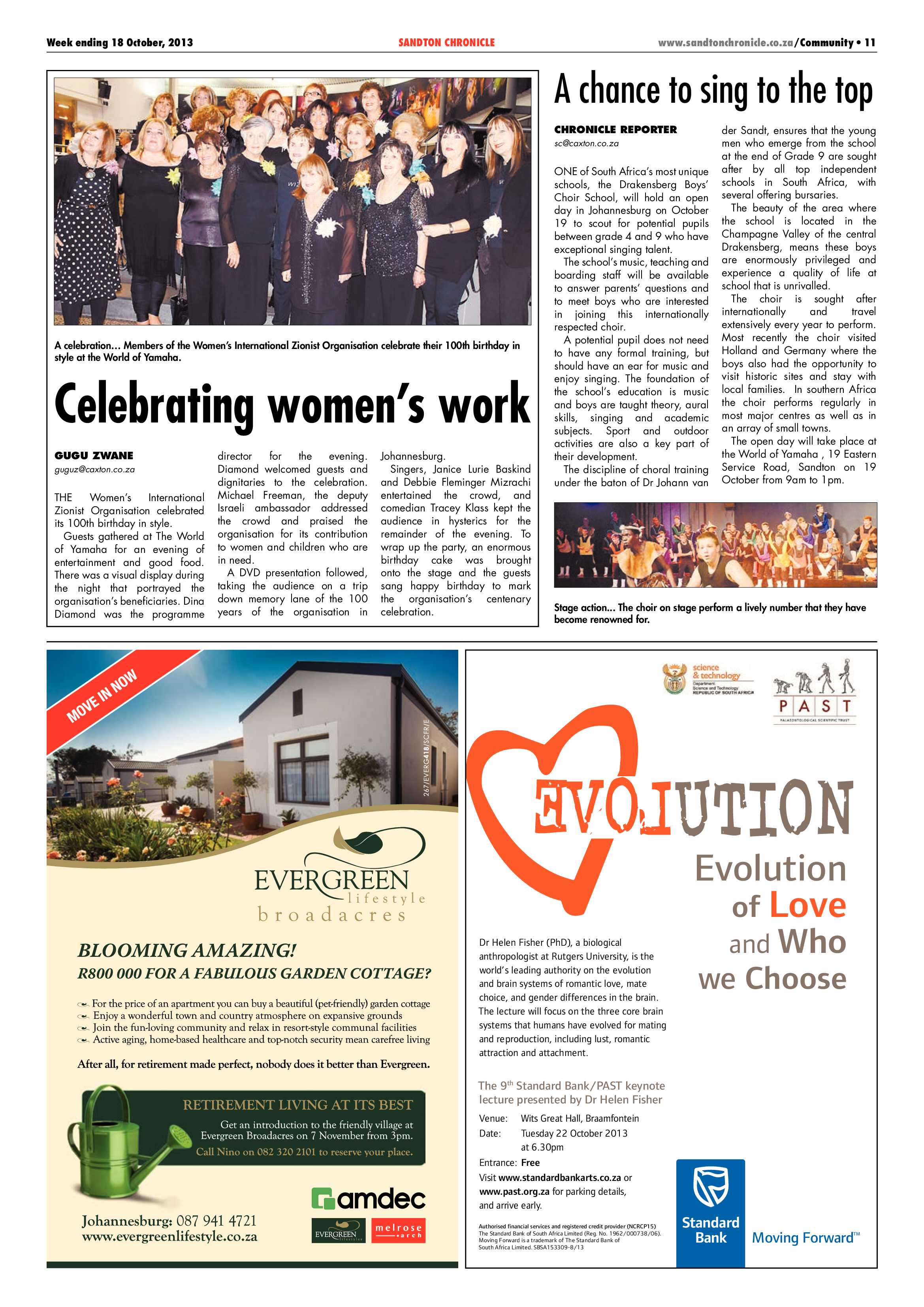 Sandton Chronicle 18 October 2013 page 11