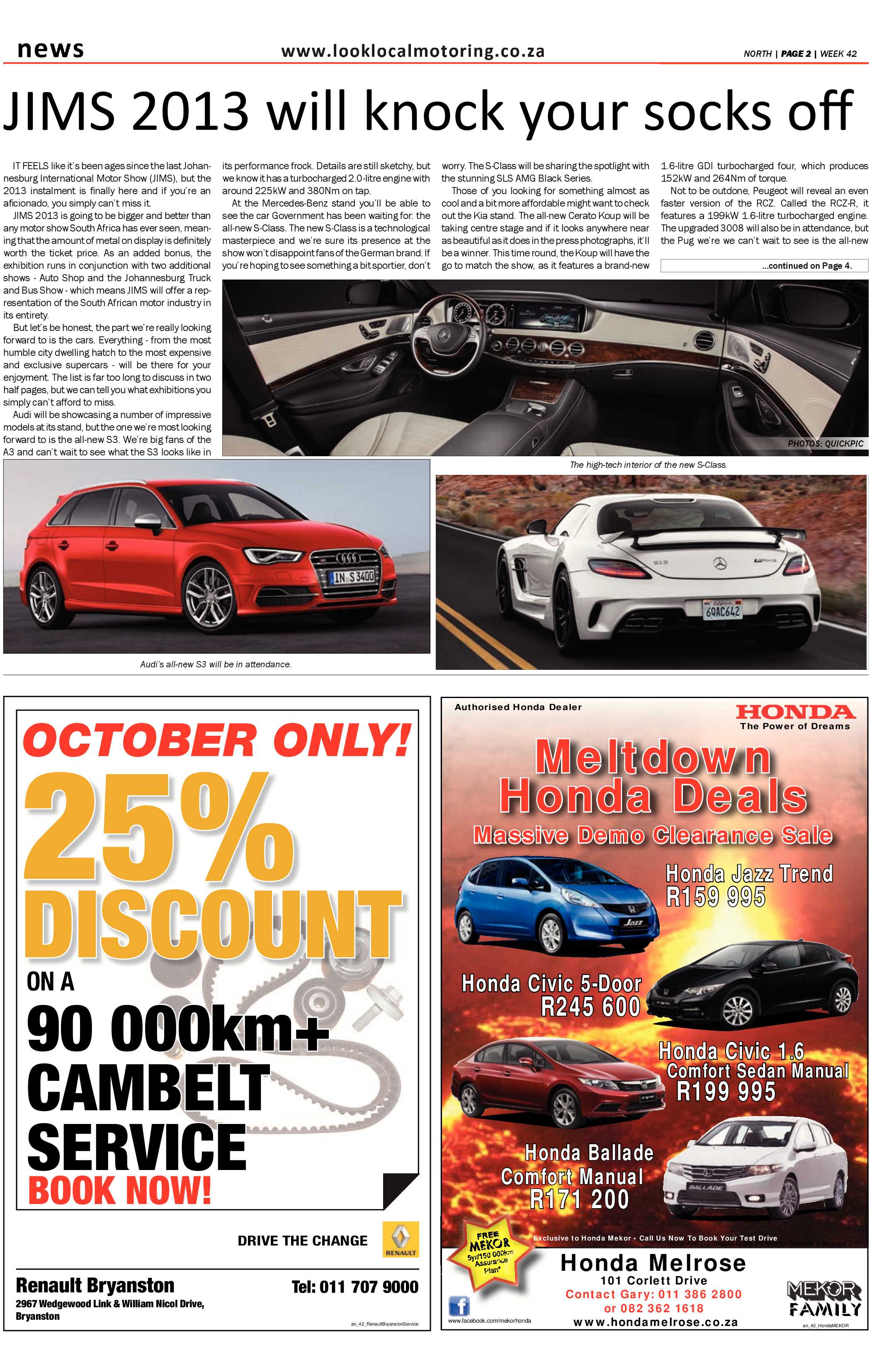 Sandton Chronicle 18 October 2013 page 16