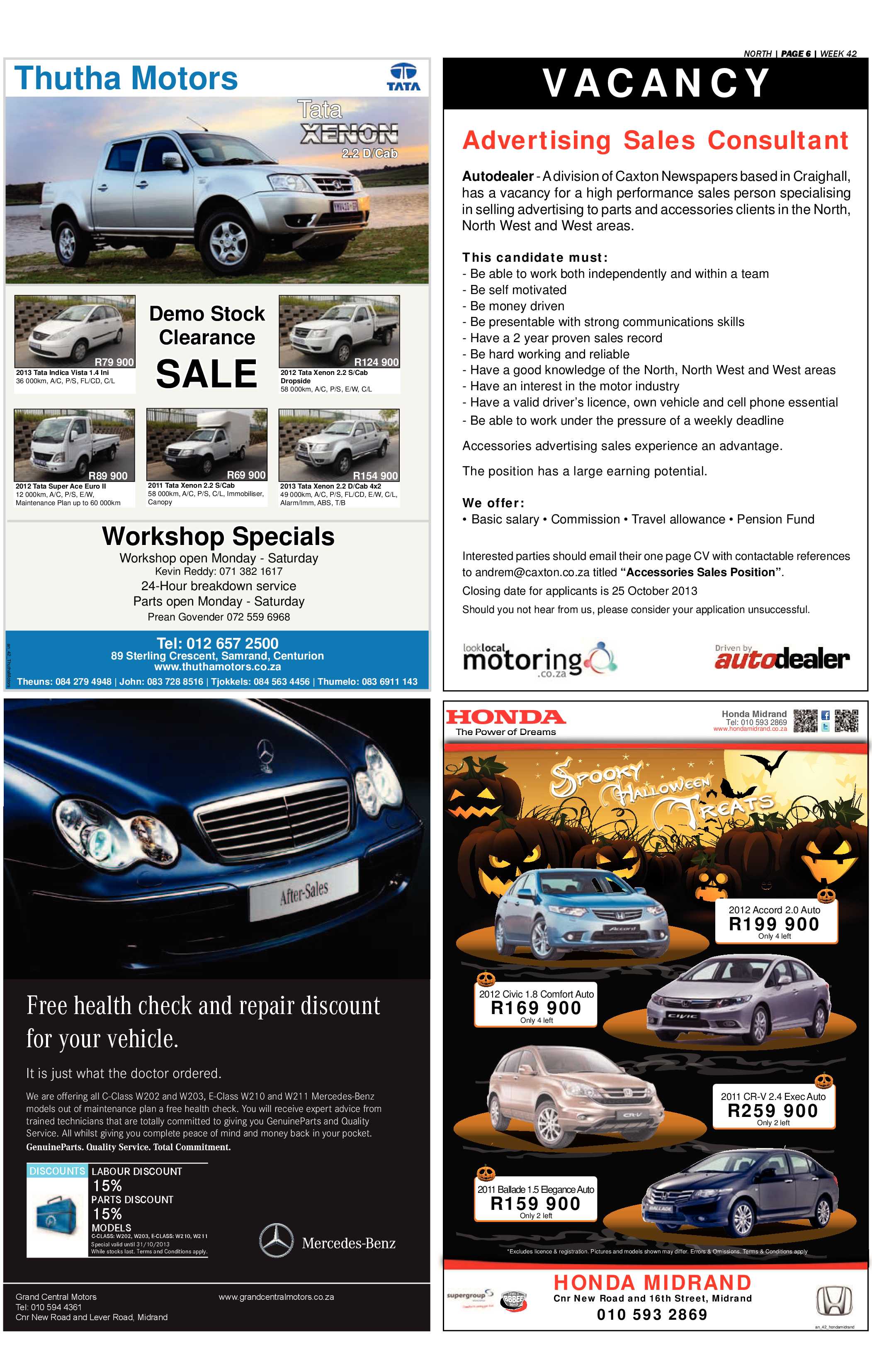 Sandton Chronicle 18 October 2013 page 20