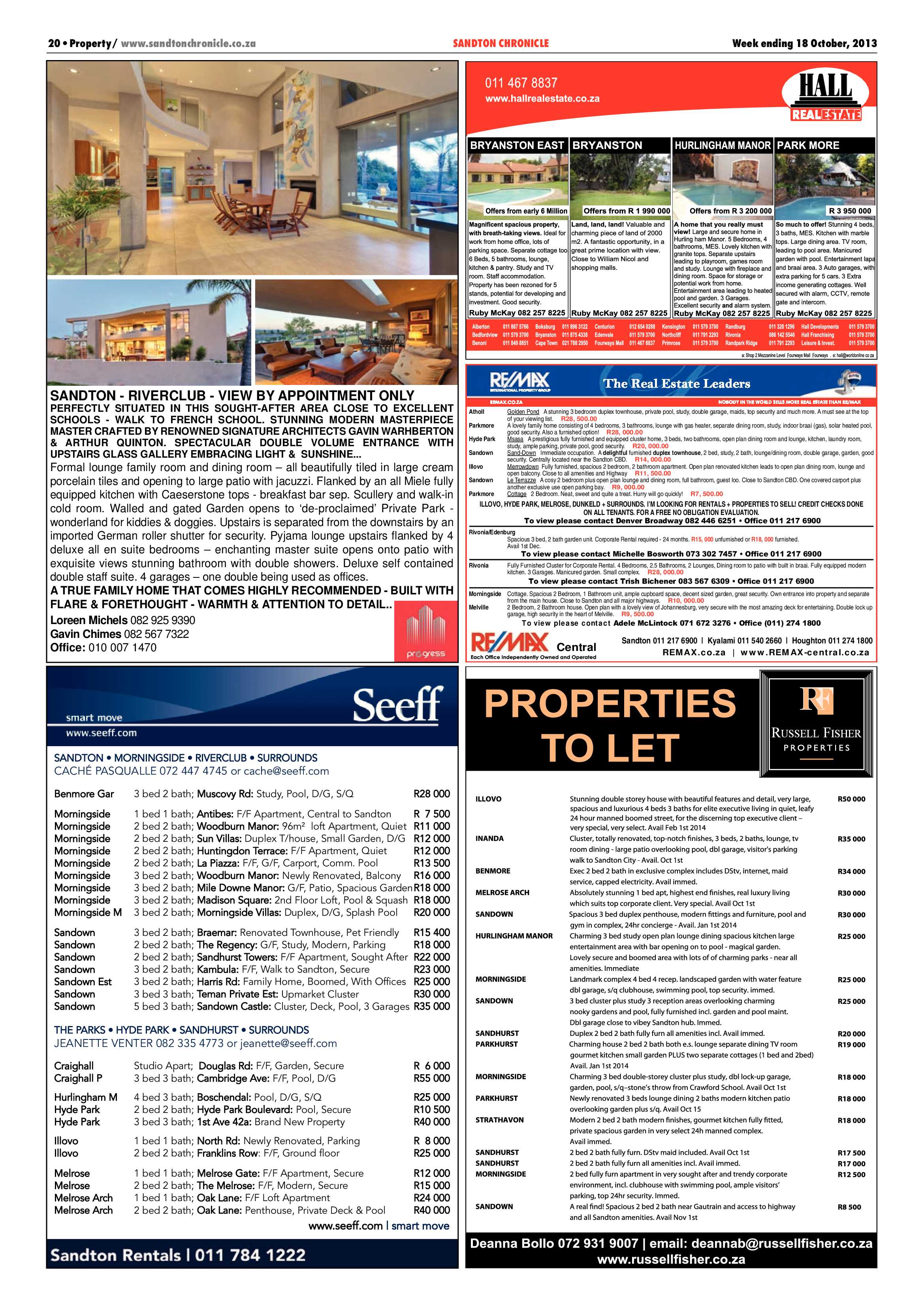 Sandton Chronicle 18 October 2013 page 40