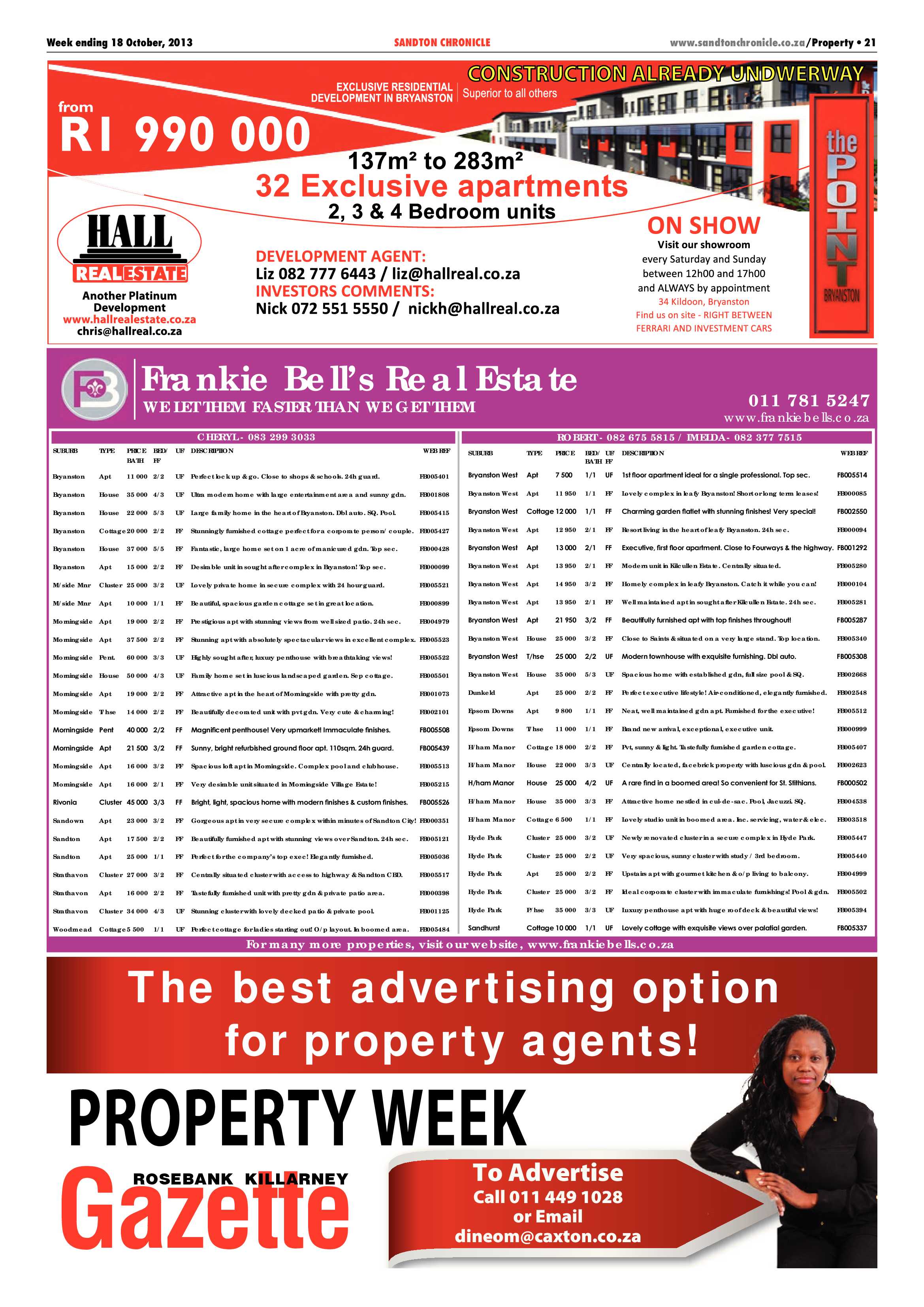 Sandton Chronicle 18 October 2013 page 41