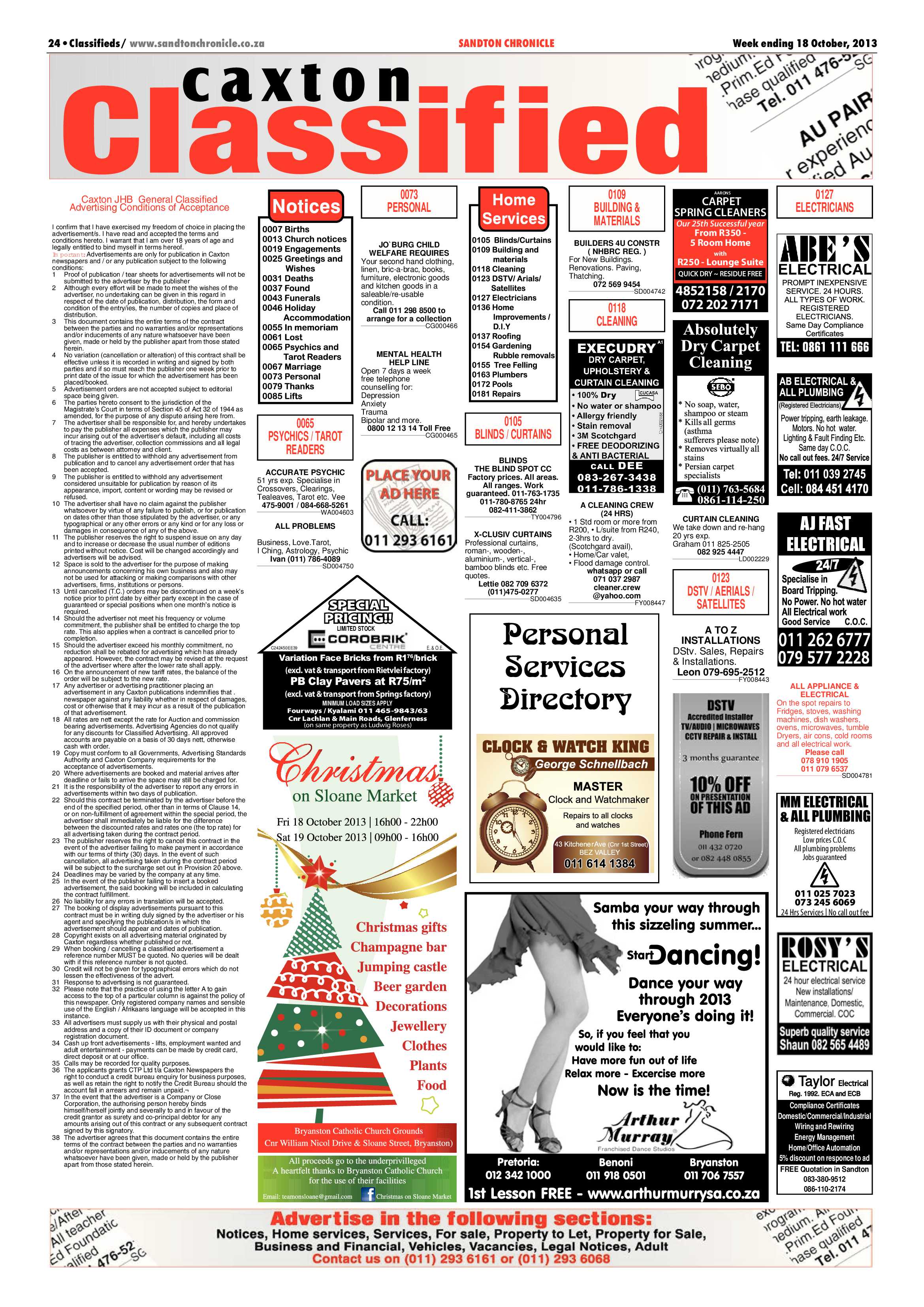 Sandton Chronicle 18 October 2013 page 44