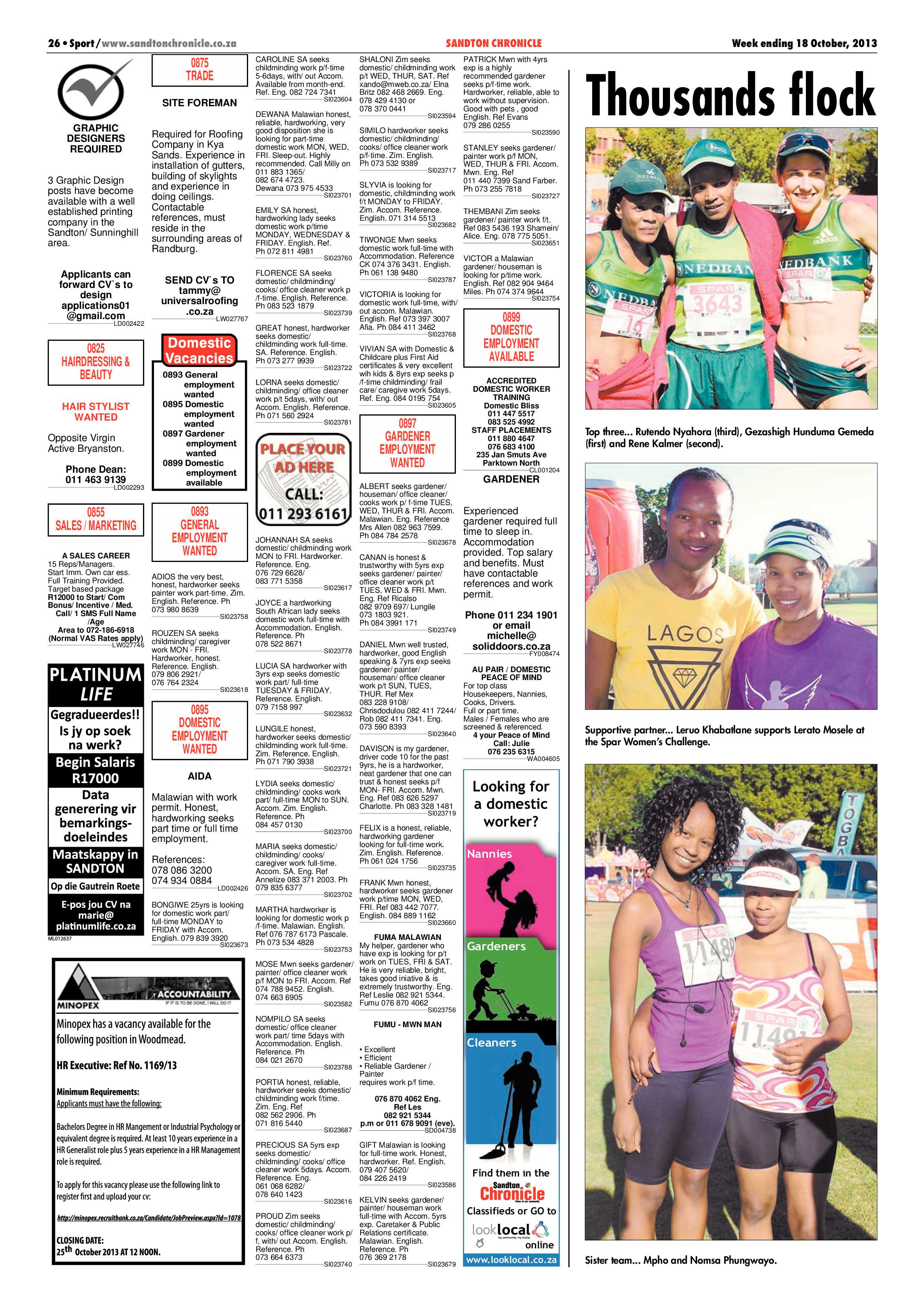 Sandton Chronicle 18 October 2013 page 46