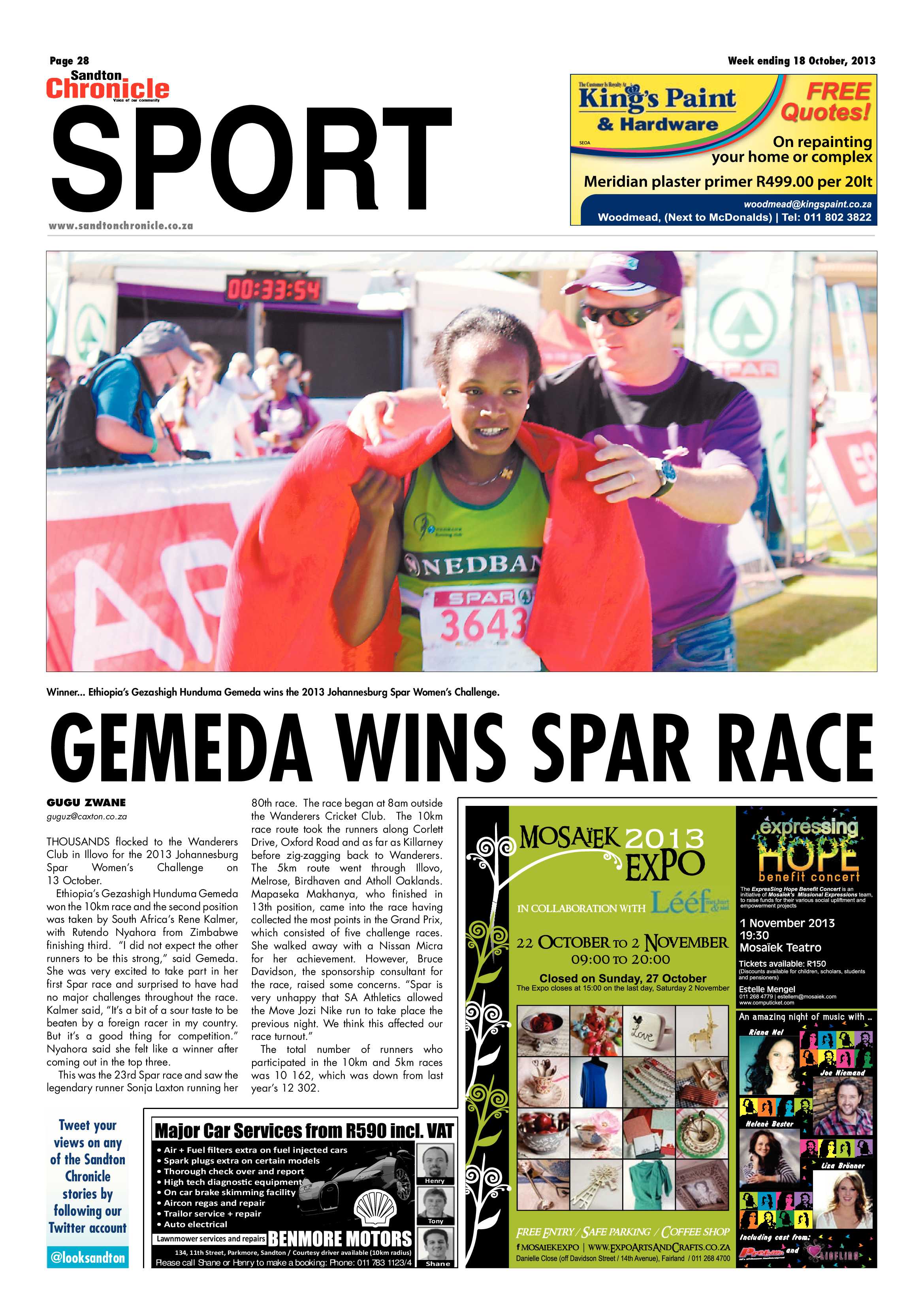 Sandton Chronicle 18 October 2013 page 48