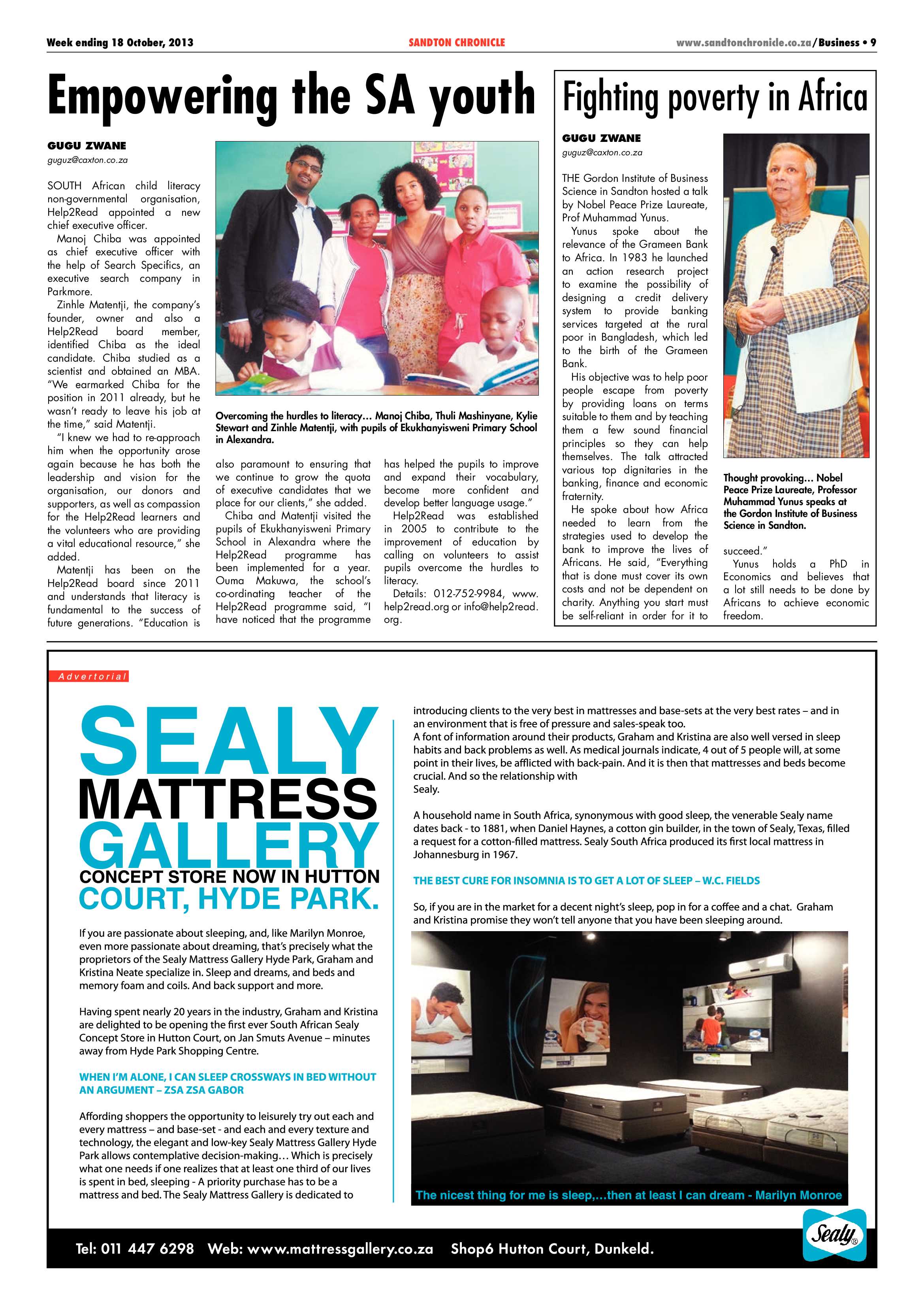 Sandton Chronicle 18 October 2013 page 9