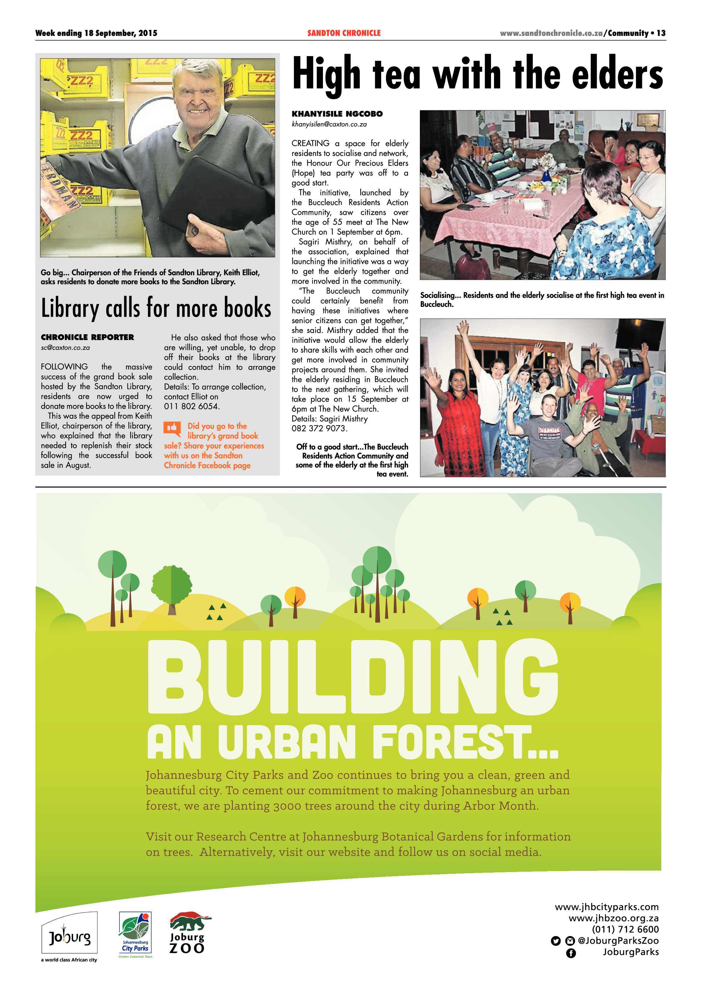 Sandton Chronicle 18 September 2015 page 13
