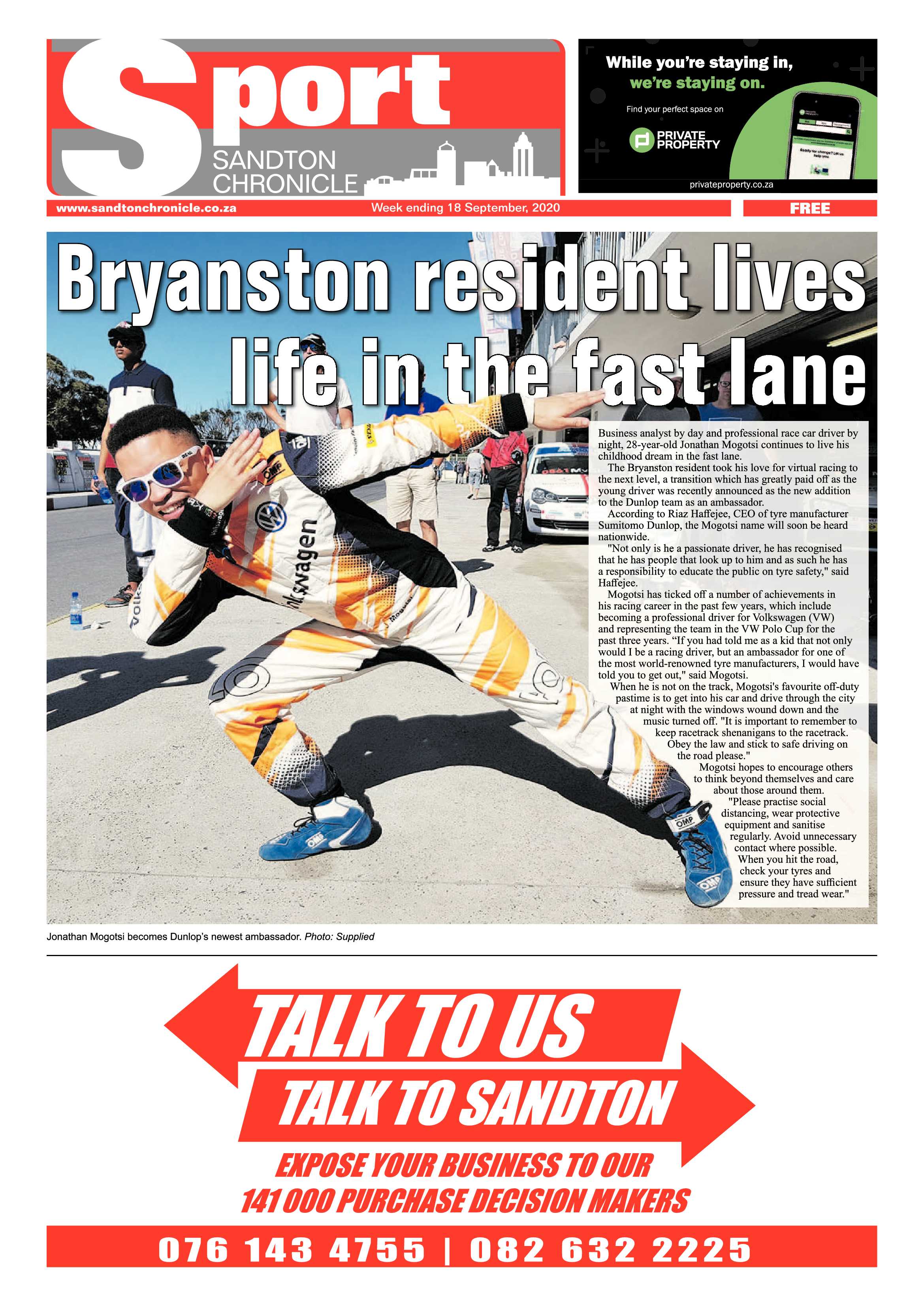 Sandton Chronicle 18 September 2020 page 16