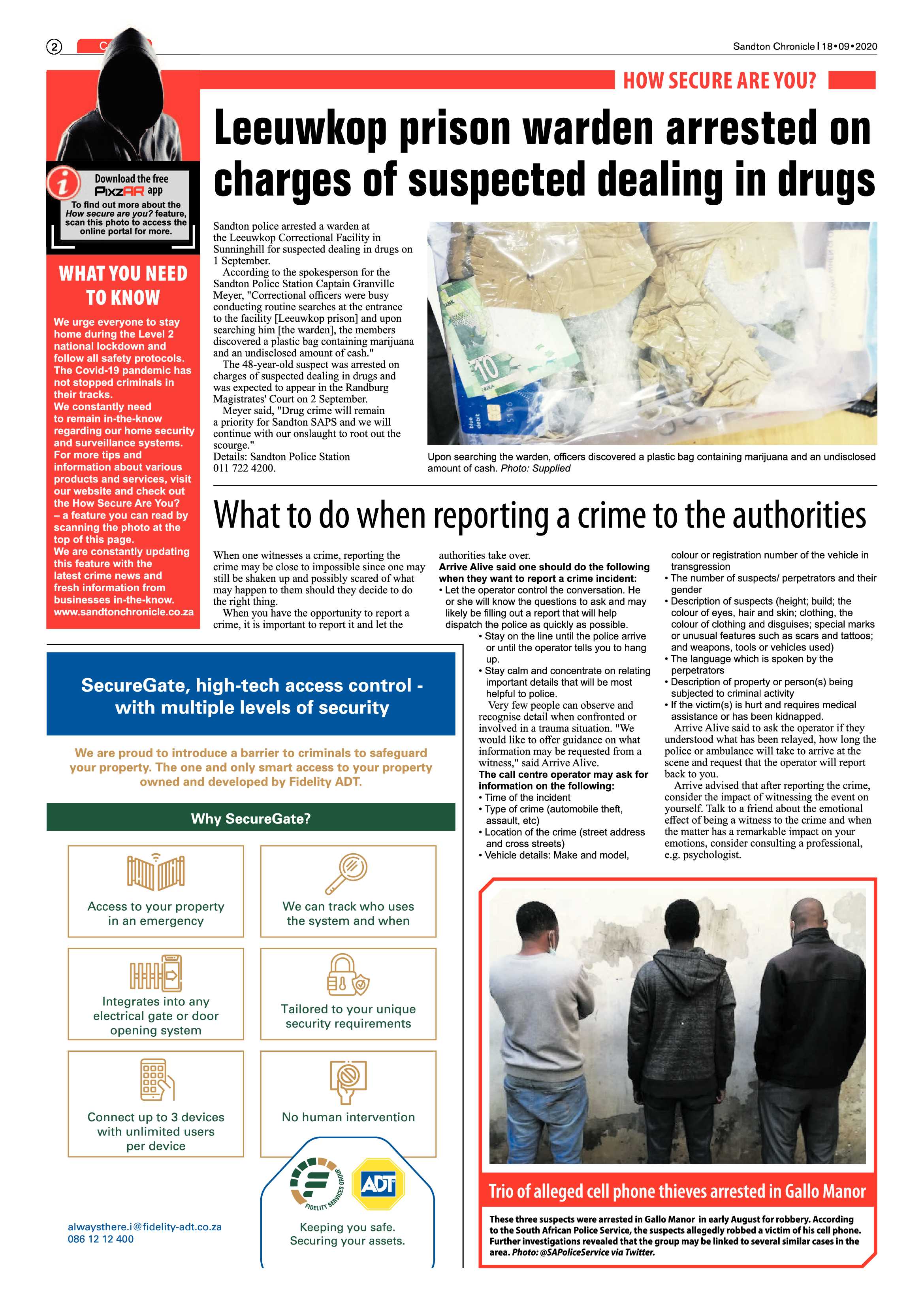 Sandton Chronicle 18 September 2020 page 2