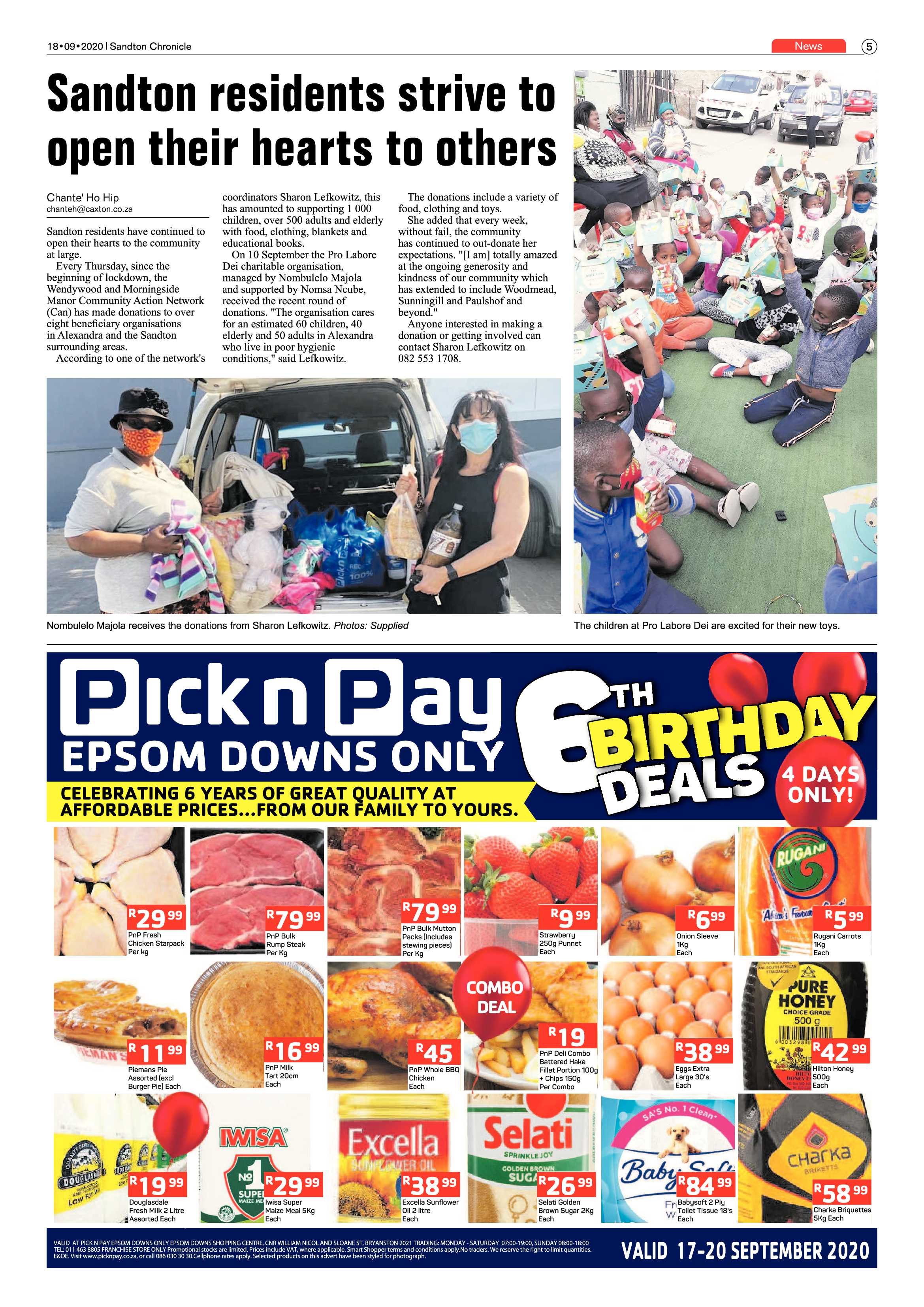 Sandton Chronicle 18 September 2020 page 5